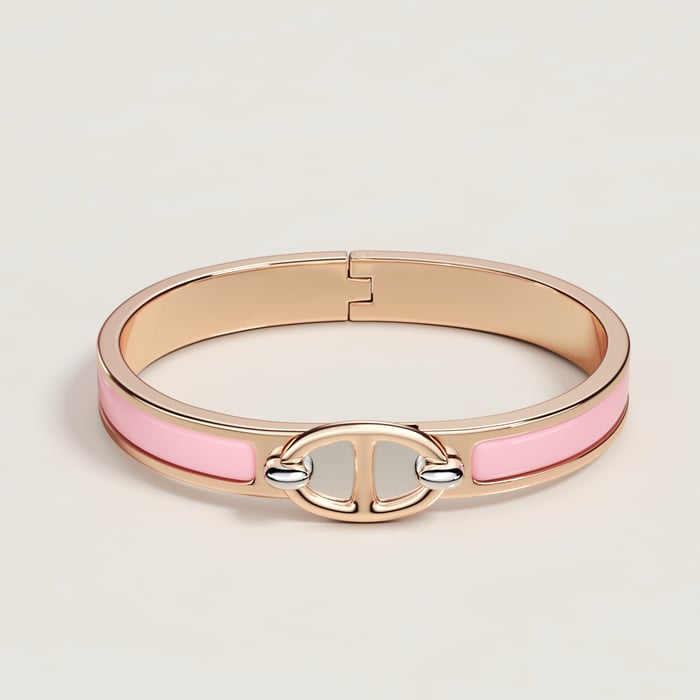 Rose Fever Mini Clic Chaine d'Ancre Bracelet