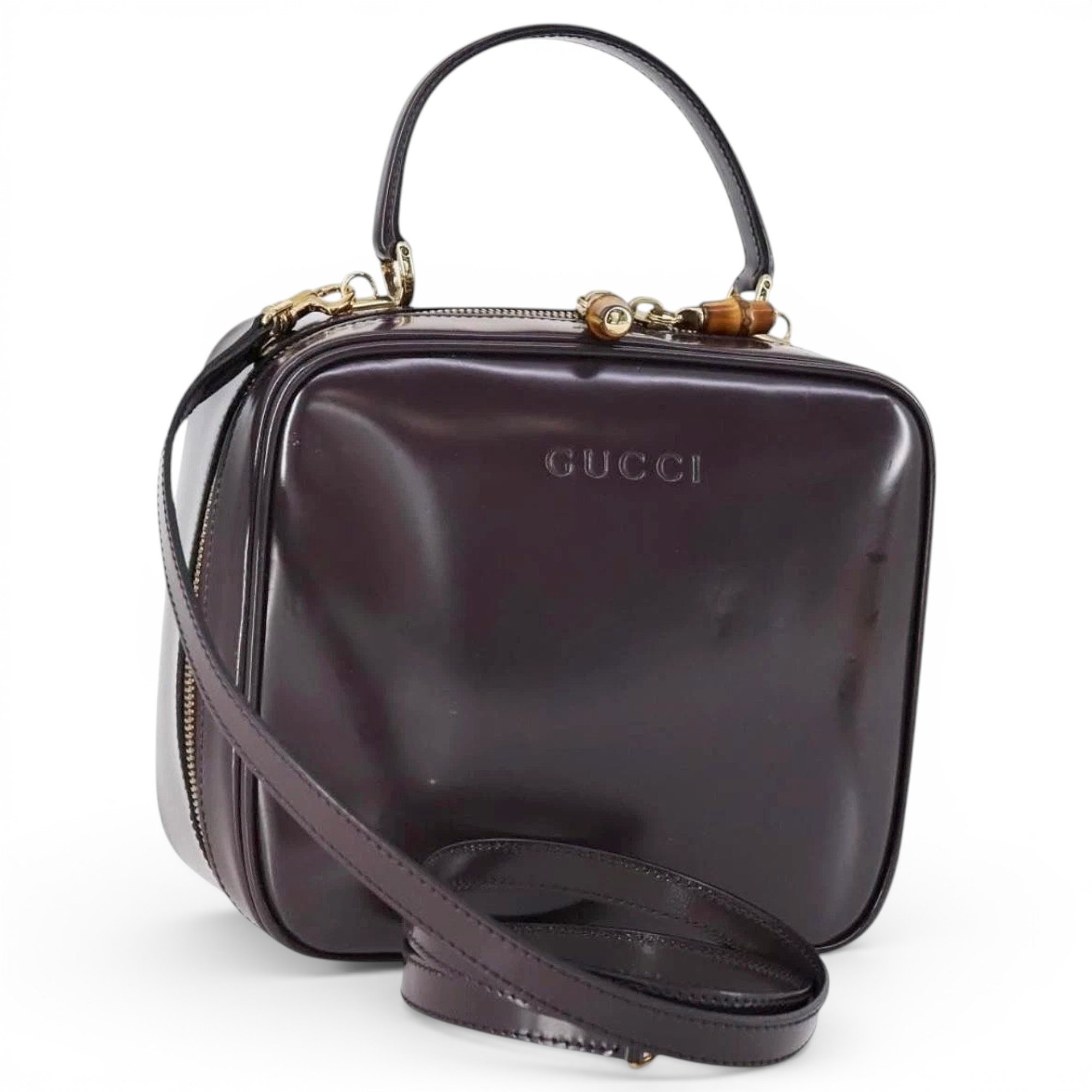 Leather handbag