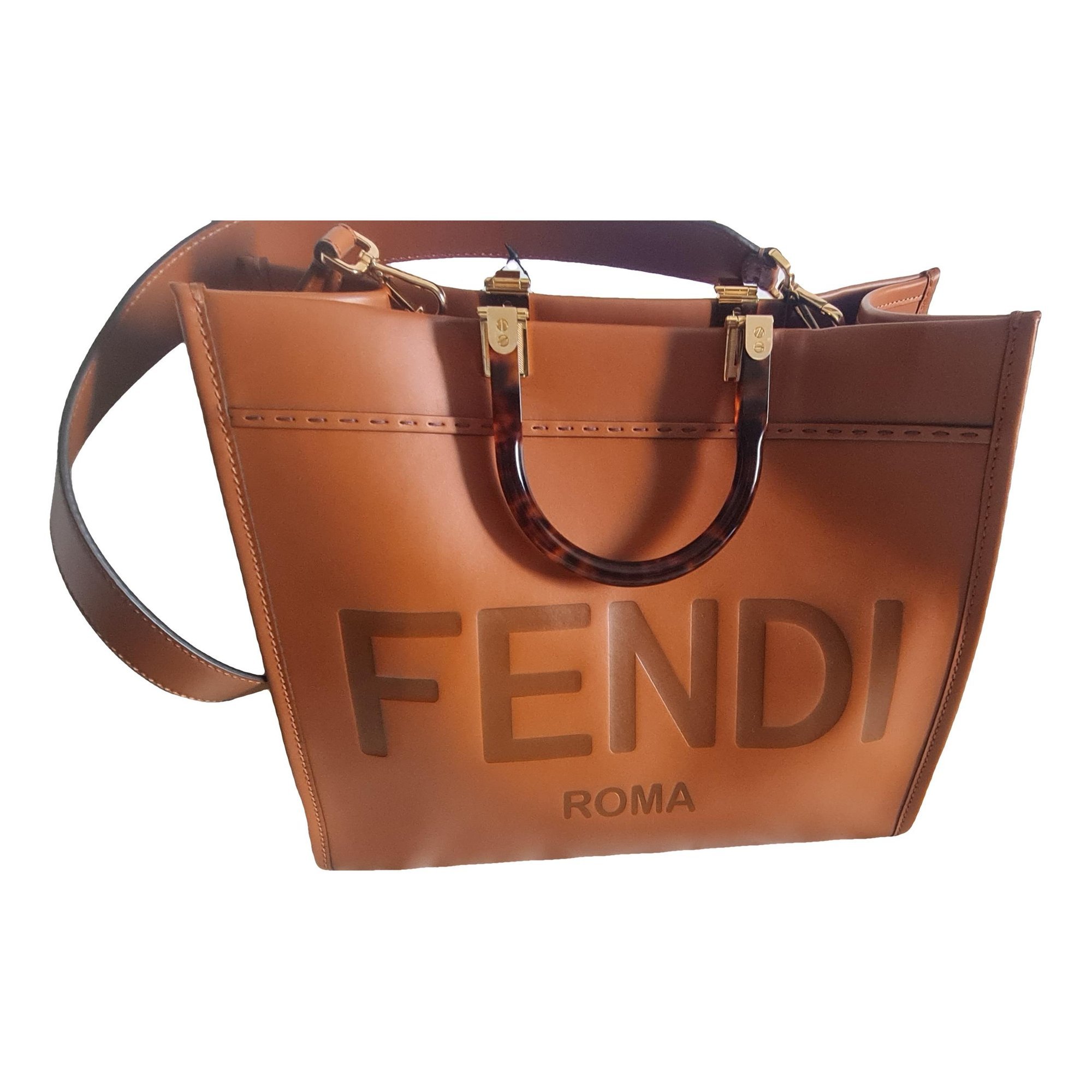 Sunshine leather tote