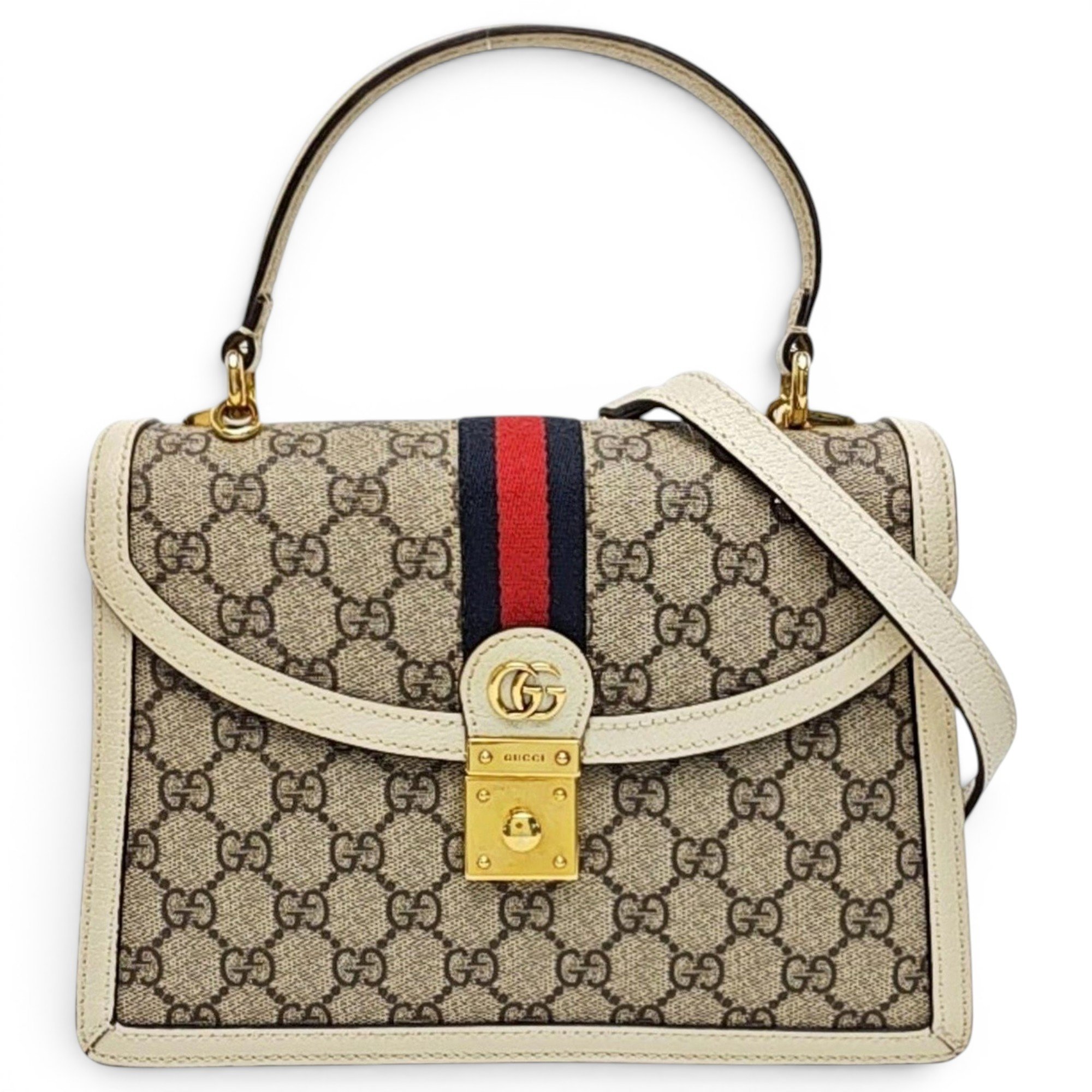 Ophidia leather handbag