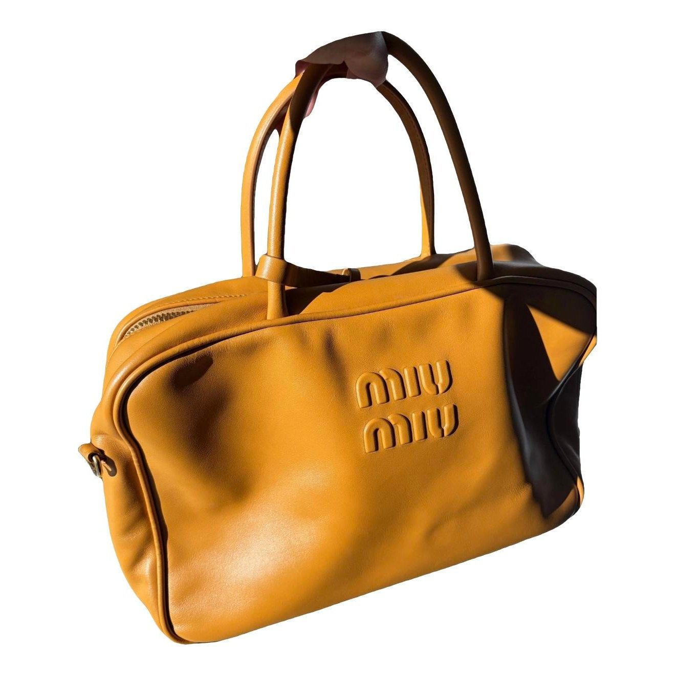 Beau leather handbag