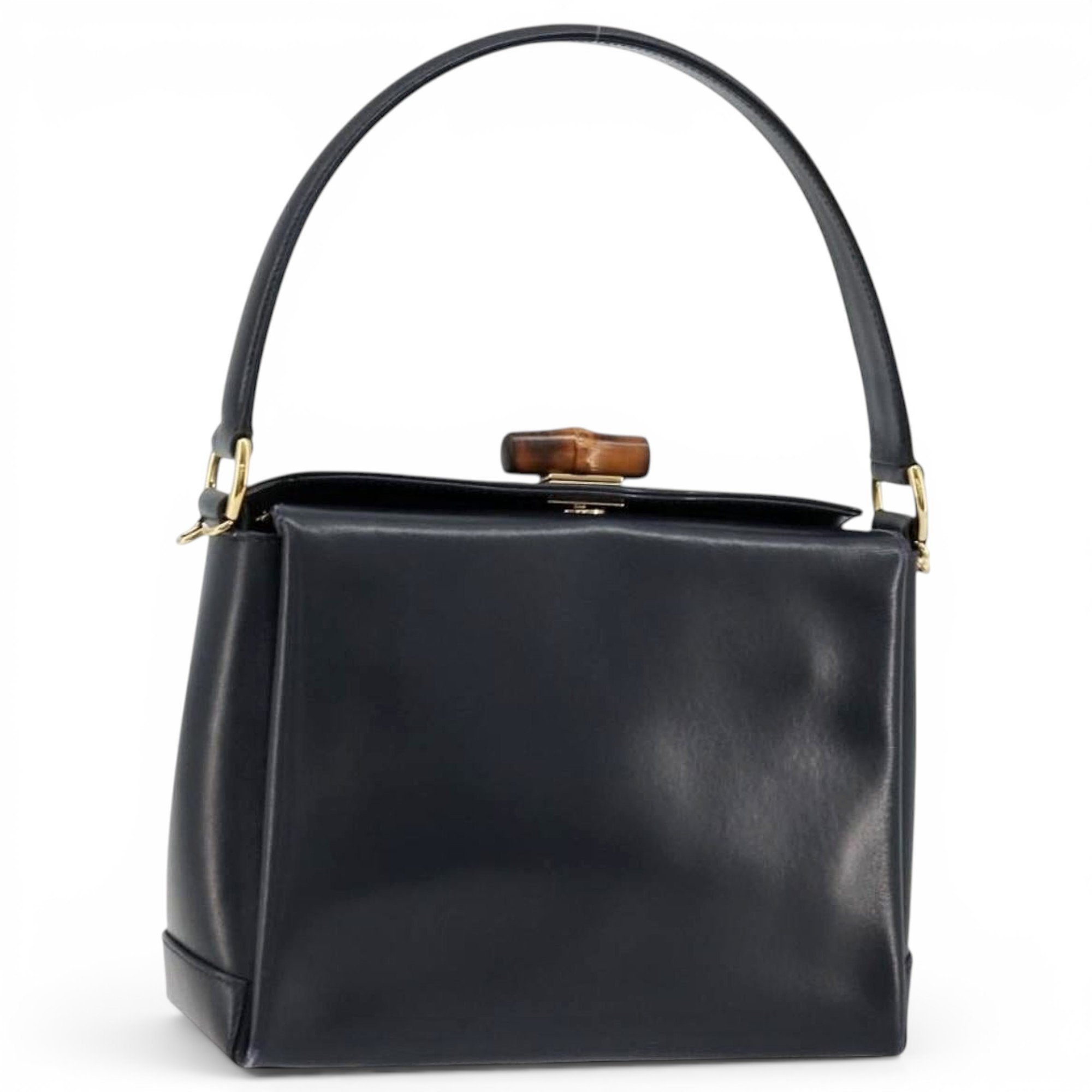 Gucci B leather handbag