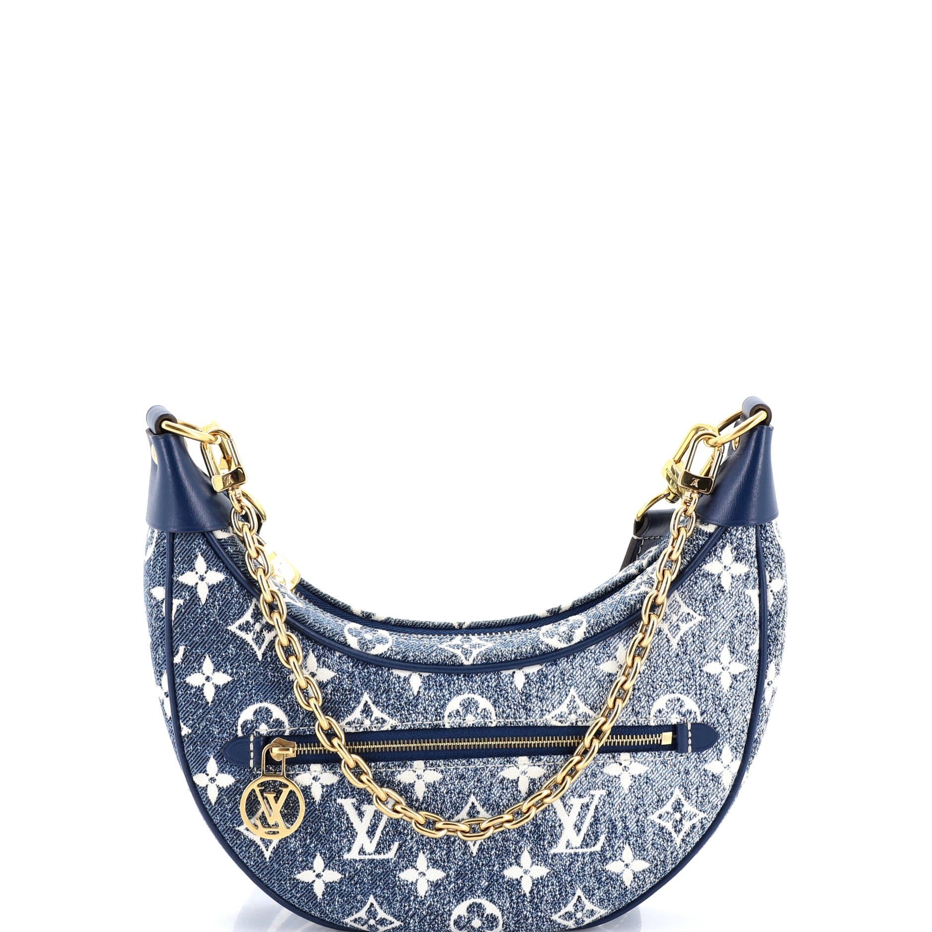 Louis Vuitton Loop Handbag Monogram Jacquard Denim
