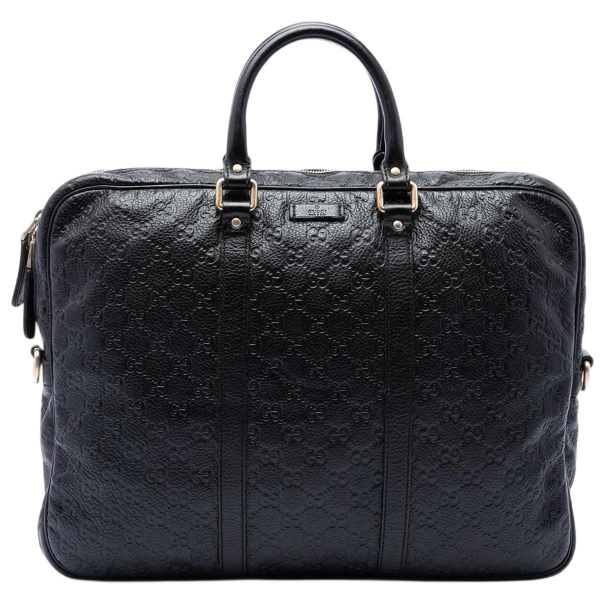 Gucci B leather bag