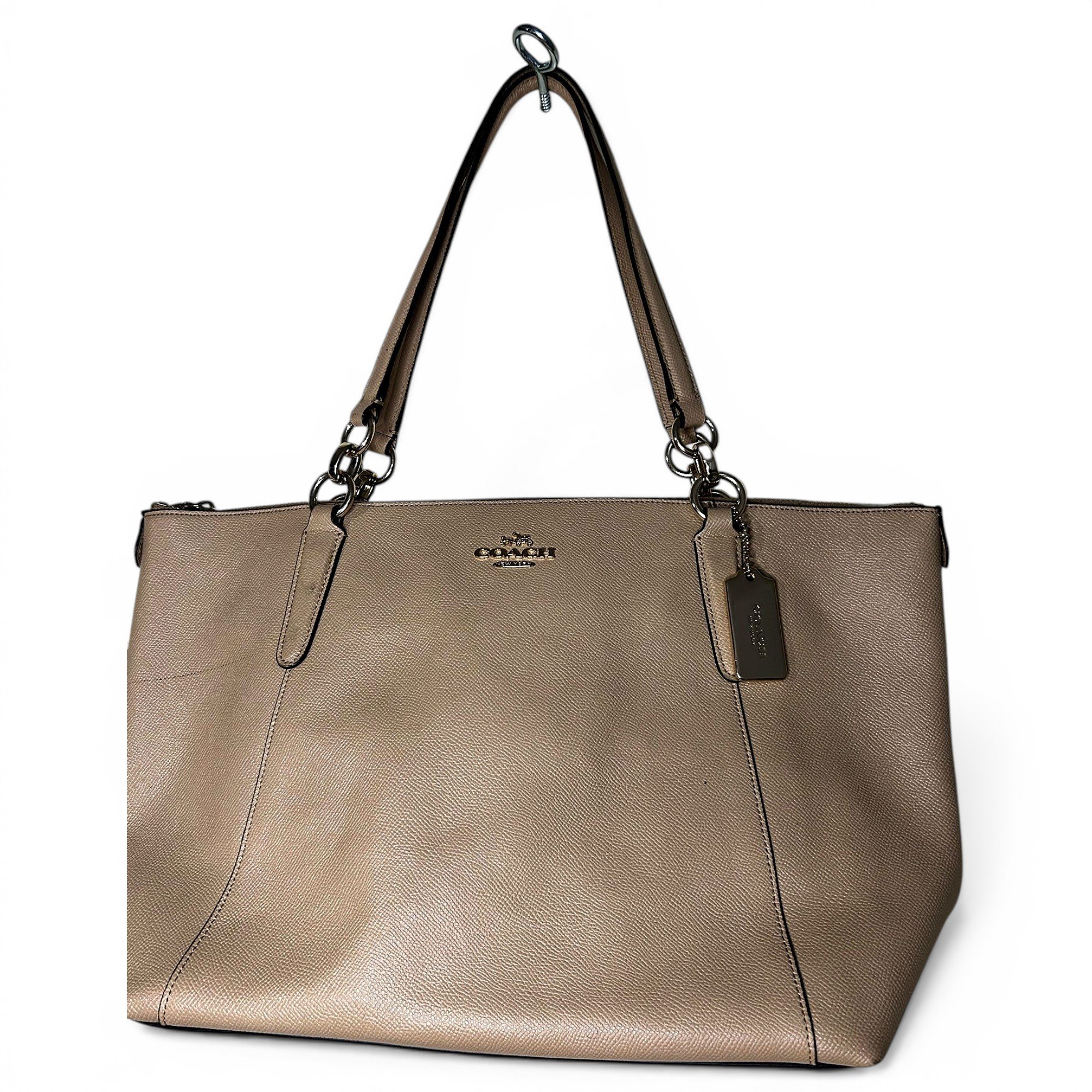 CITY ZIP TOTE leather tote