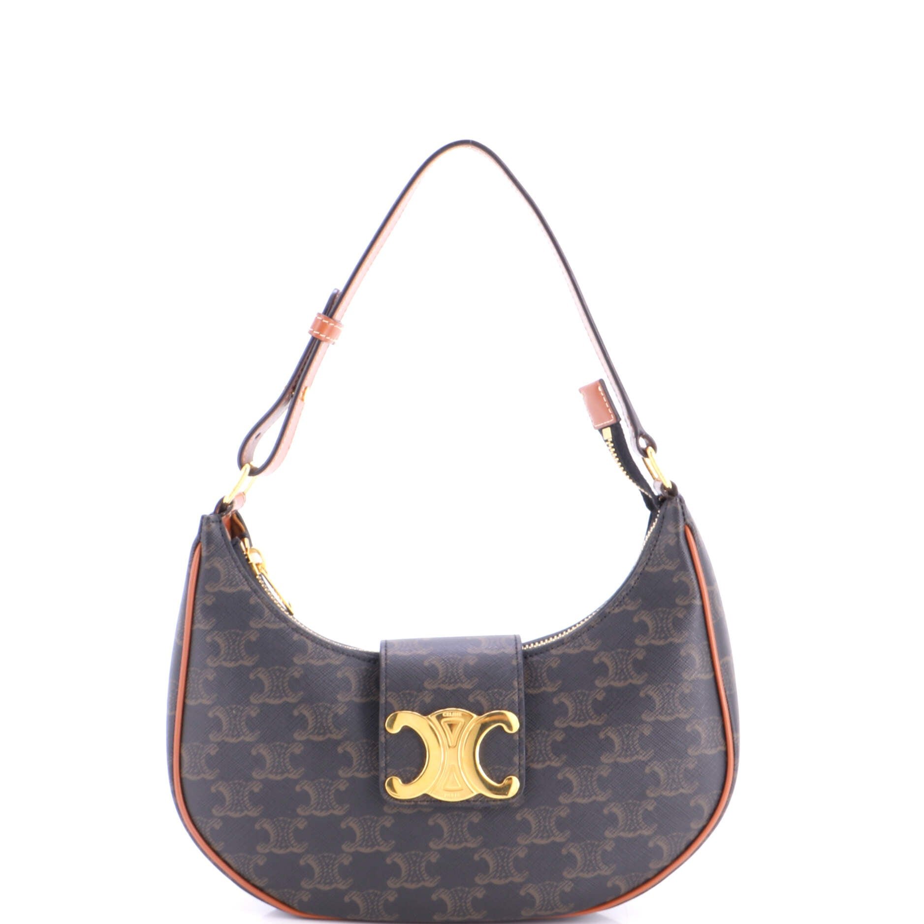 Celine Ava Triomphe Bag Triomphe Coated Canvas