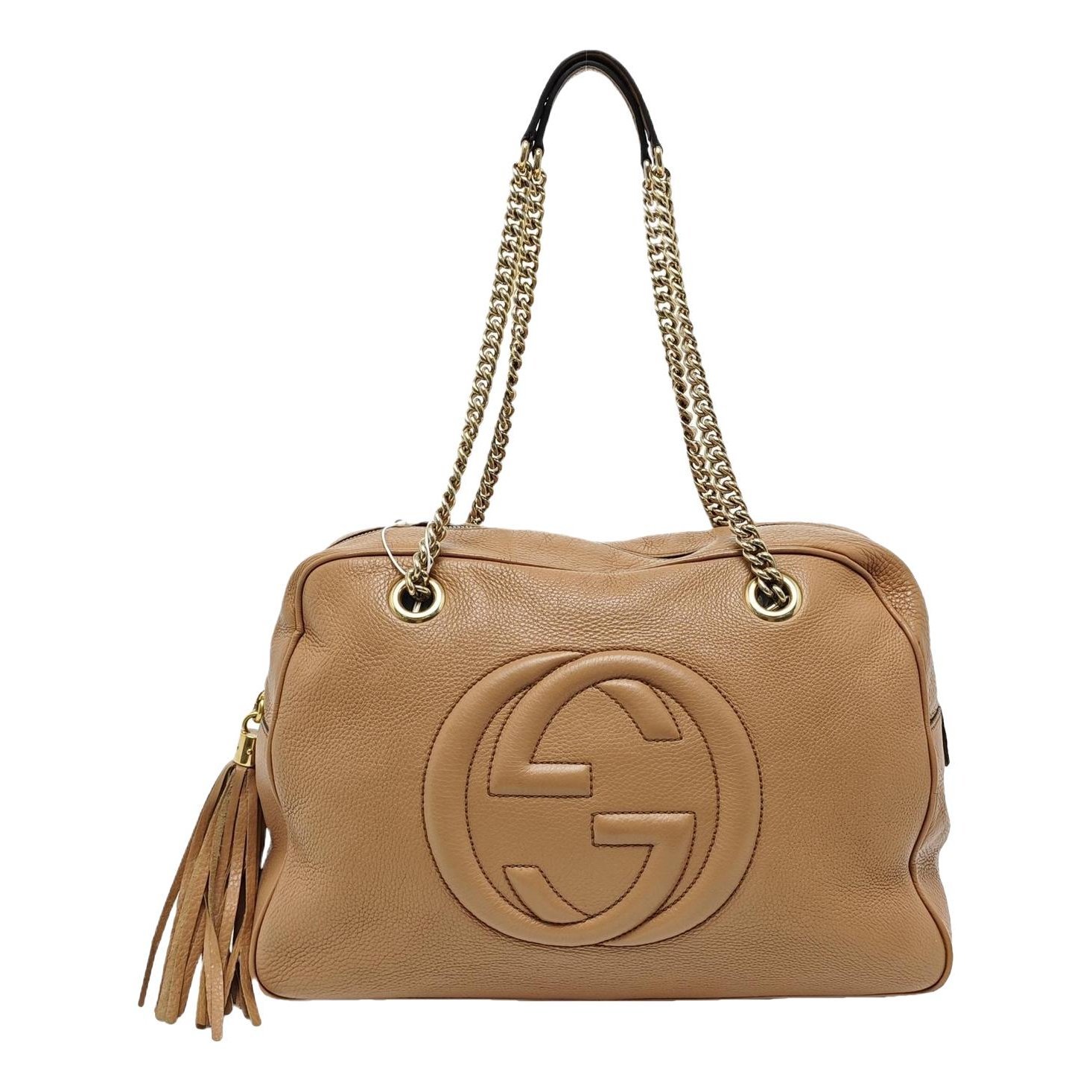 Leather handbag