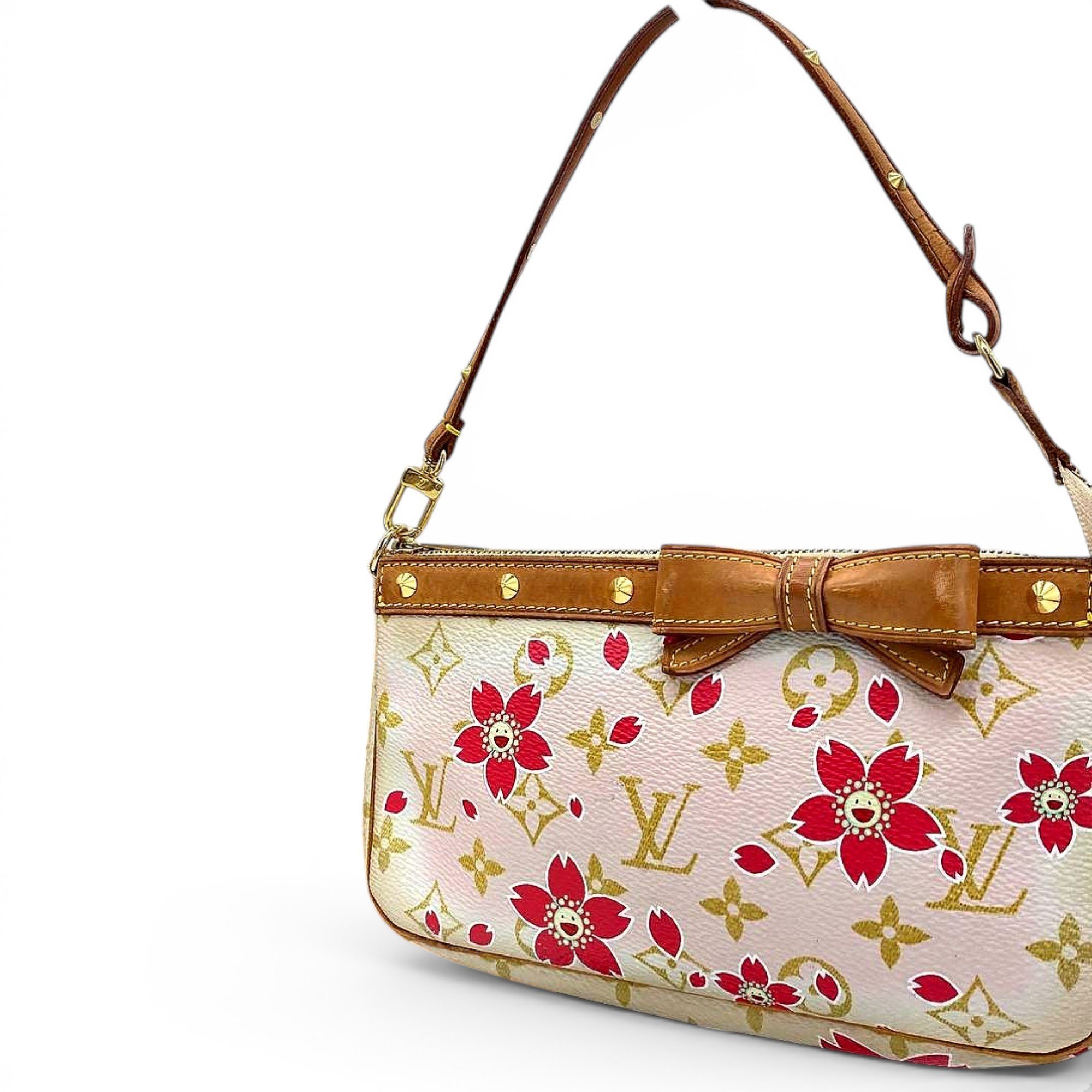 Pochette Accessoire leather handbag