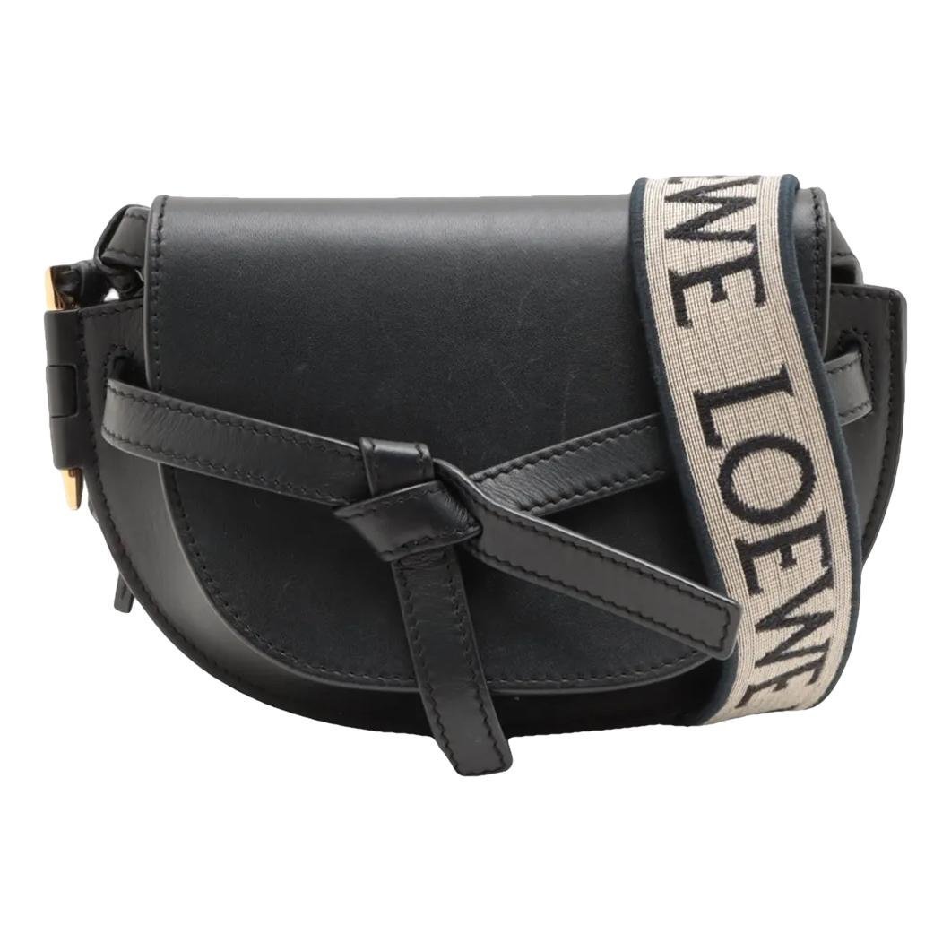 Gate leather crossbody bag