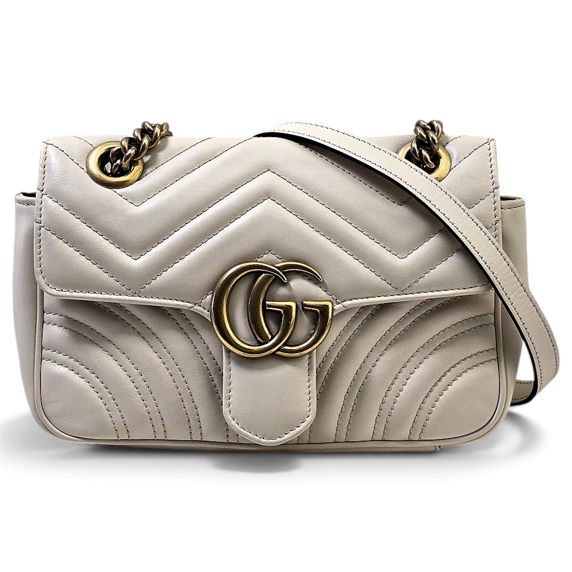 GG Marmont Flap leather handbag