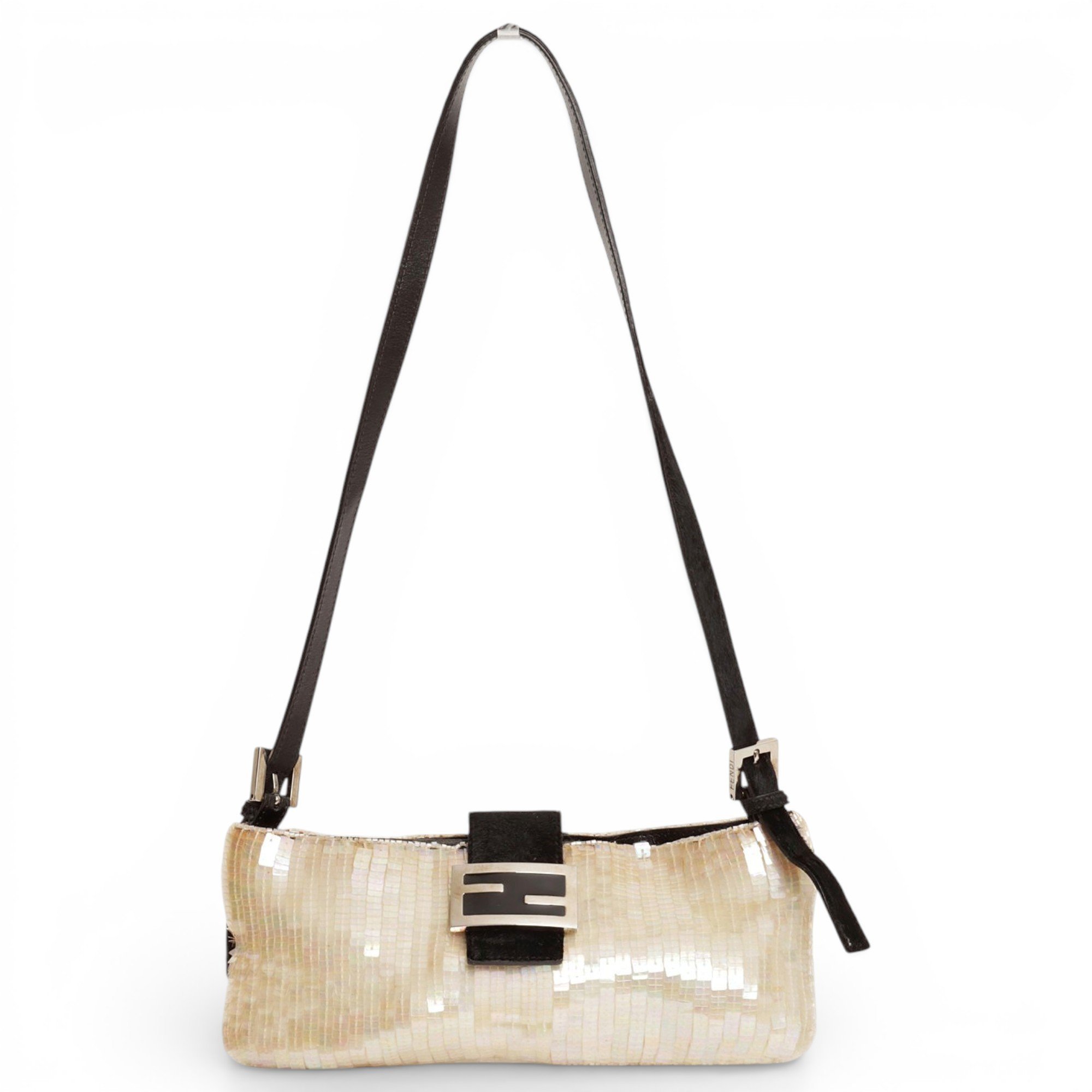 Baguette leather handbag