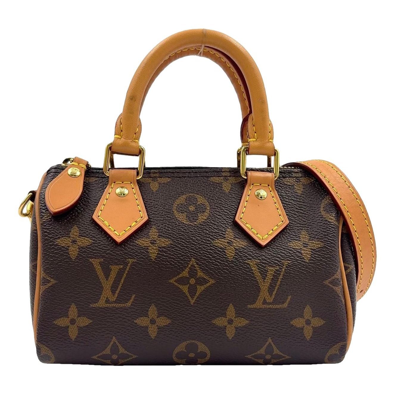 Nano Speedy / Mini HL leather handbag