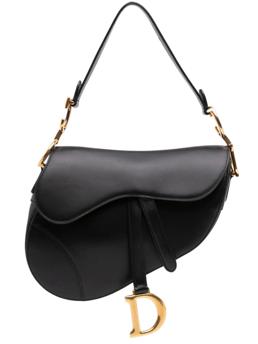 2018 Smooth Calfskin Saddle Bag shoulder bag