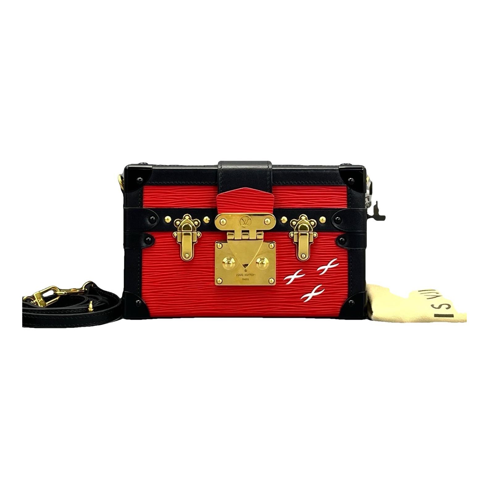 Petite Malle leather handbag