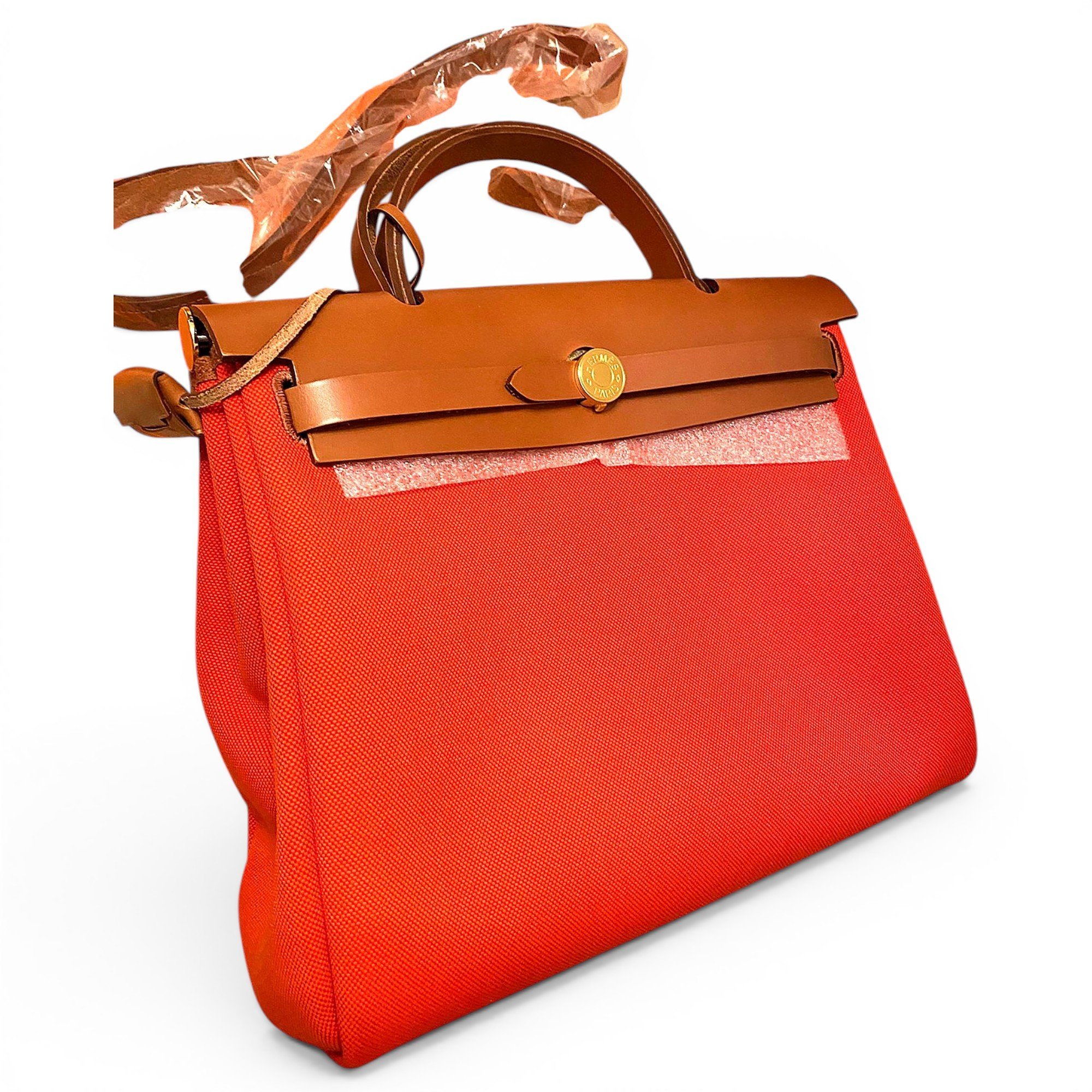 Hermes Herbag Handbag Orange