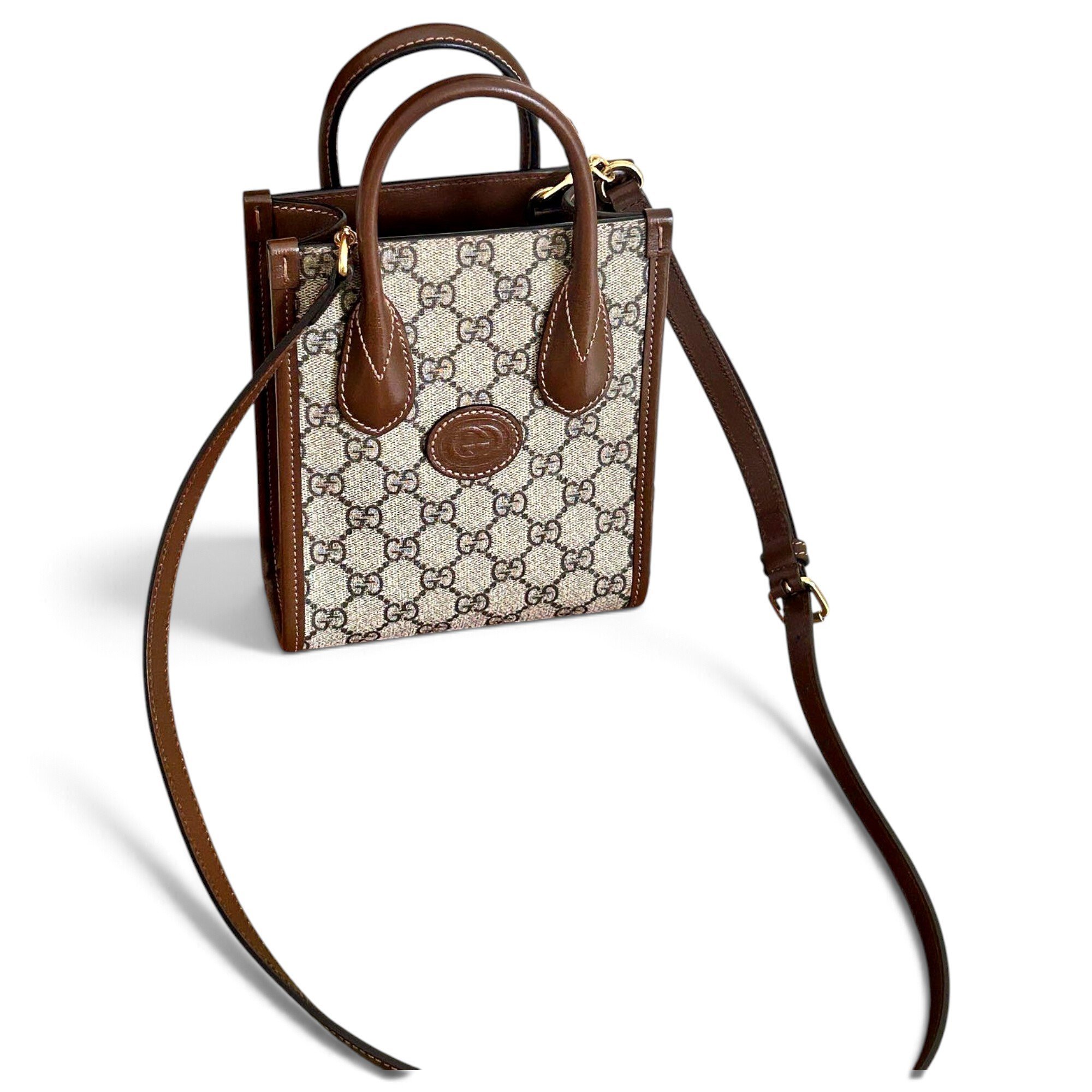 Ophidia leather tote
