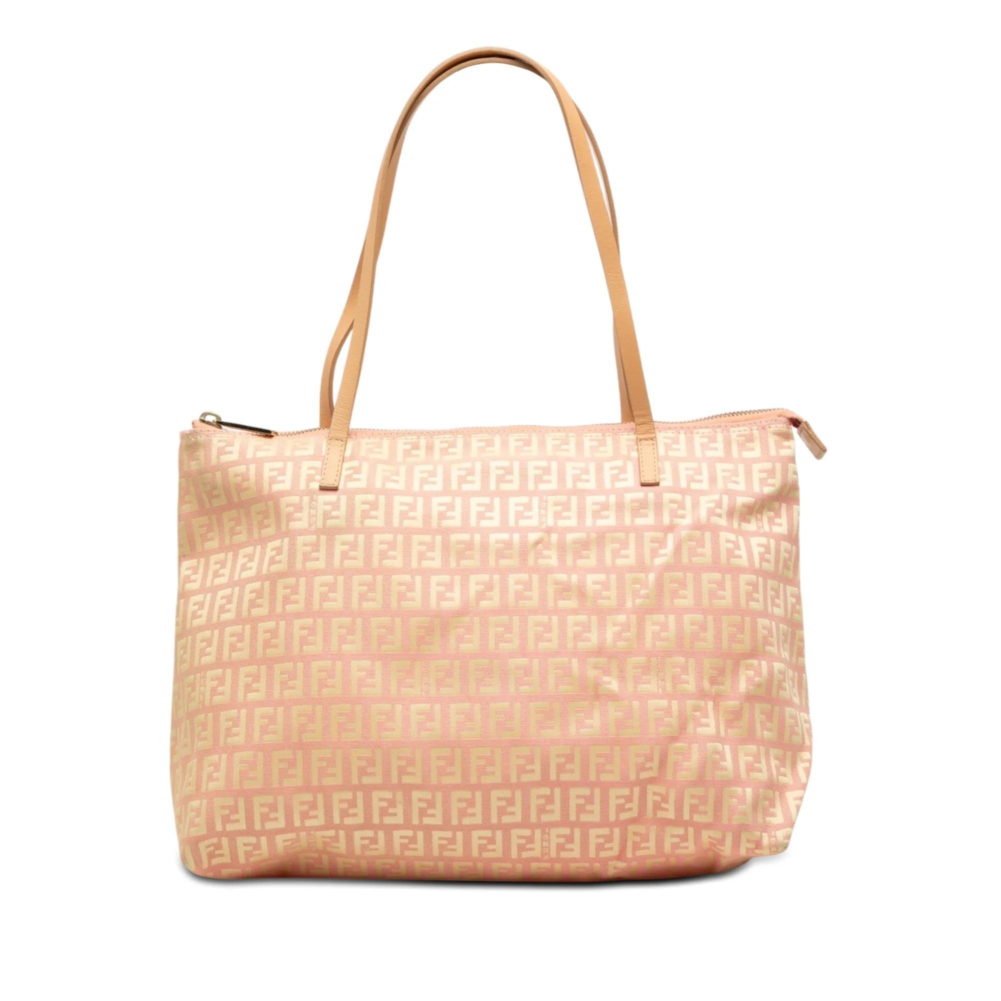 Pocket leather tote