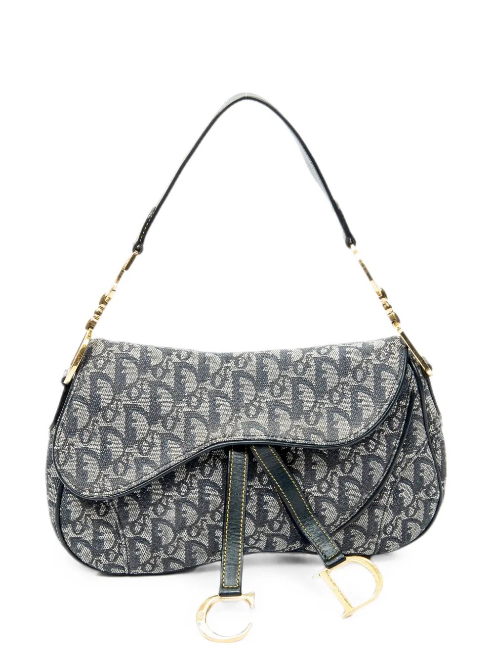Dior Trotter Double Saddle shoulder bag