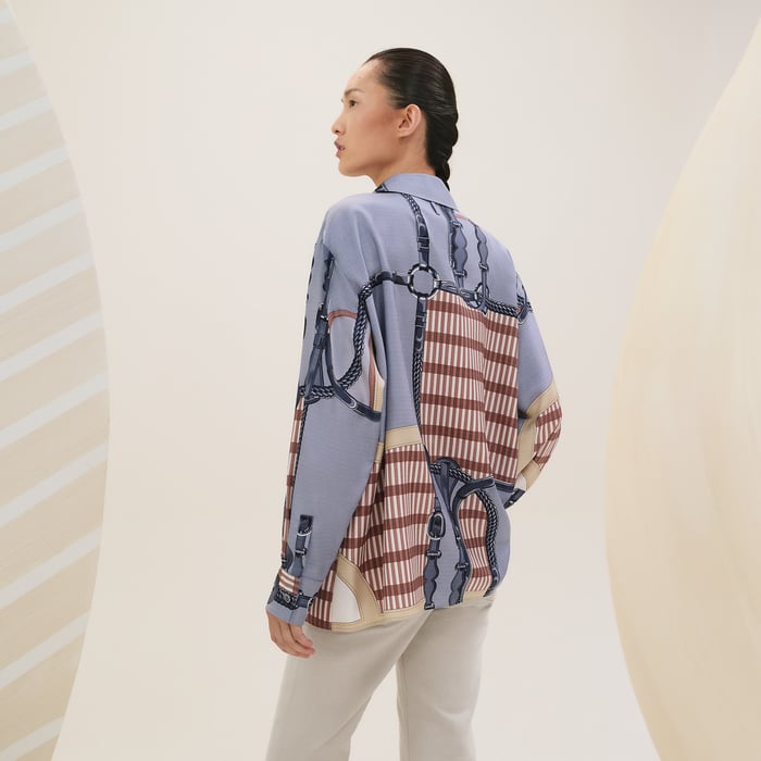 Bleu Grignon "Coaching Remix" Wide Shirt