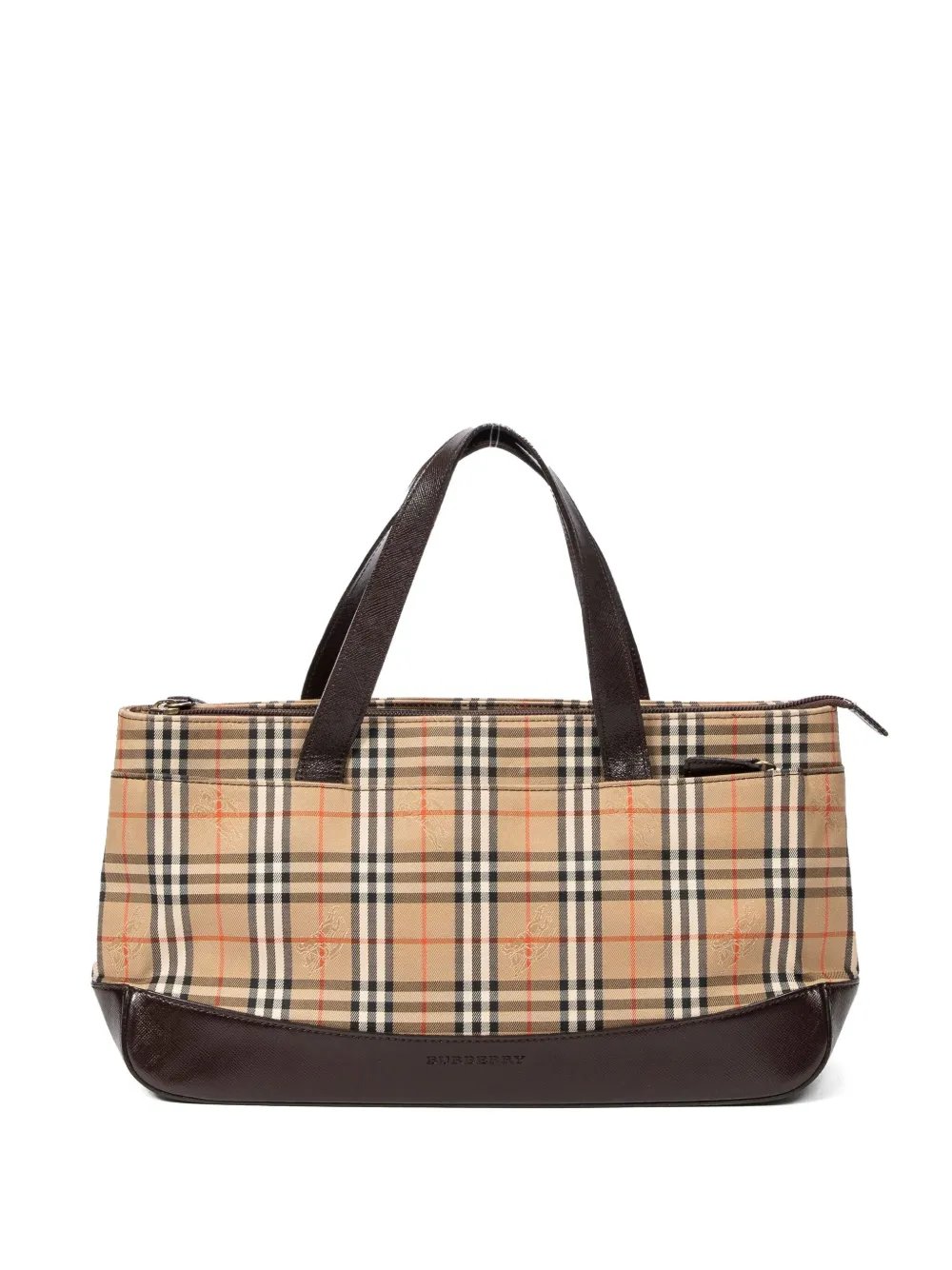 check-pattern handbag 