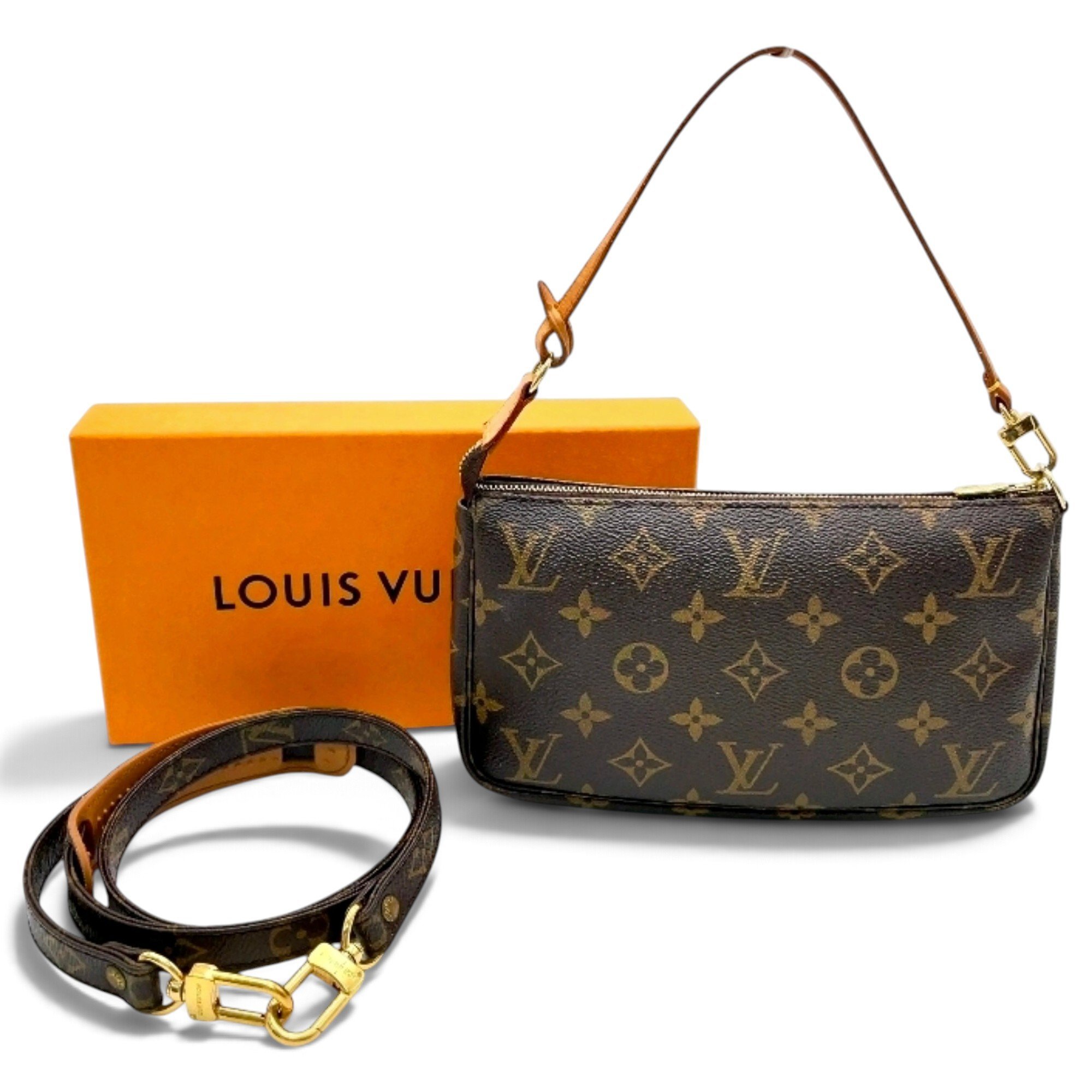 Pochette Accessoire leather handbag