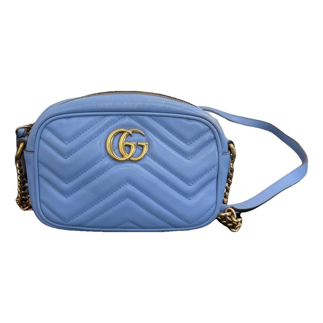 Pearly GG Marmont leather handbag