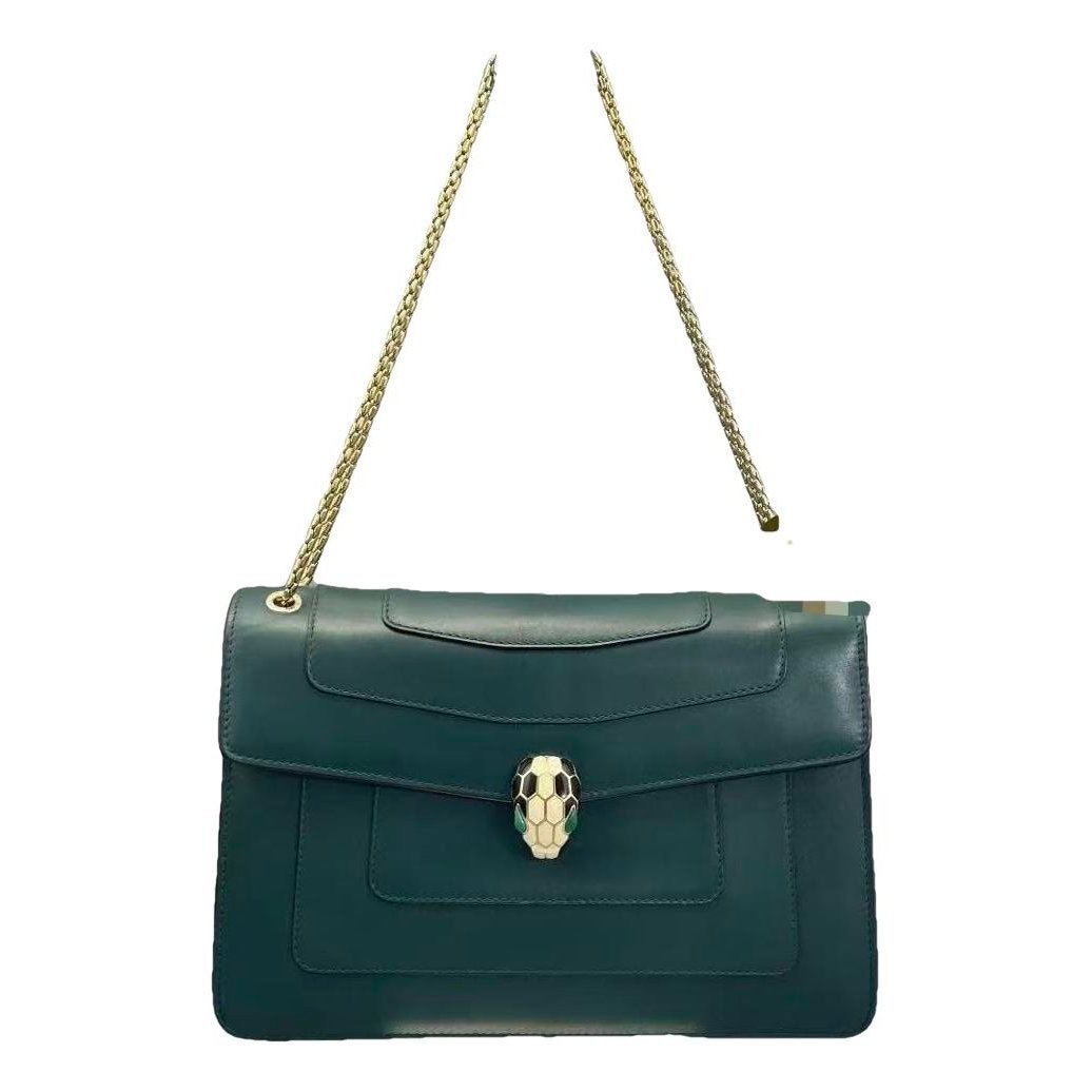 Serpenti leather handbag