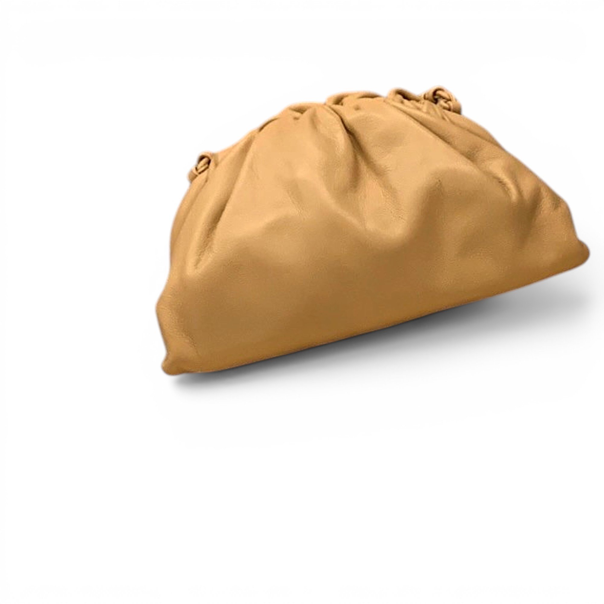 Pouch leather handbag