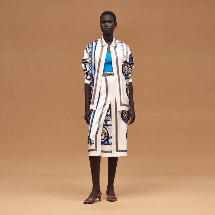Blanc Céramique "l'Enseigne Du Sellier" Shirt