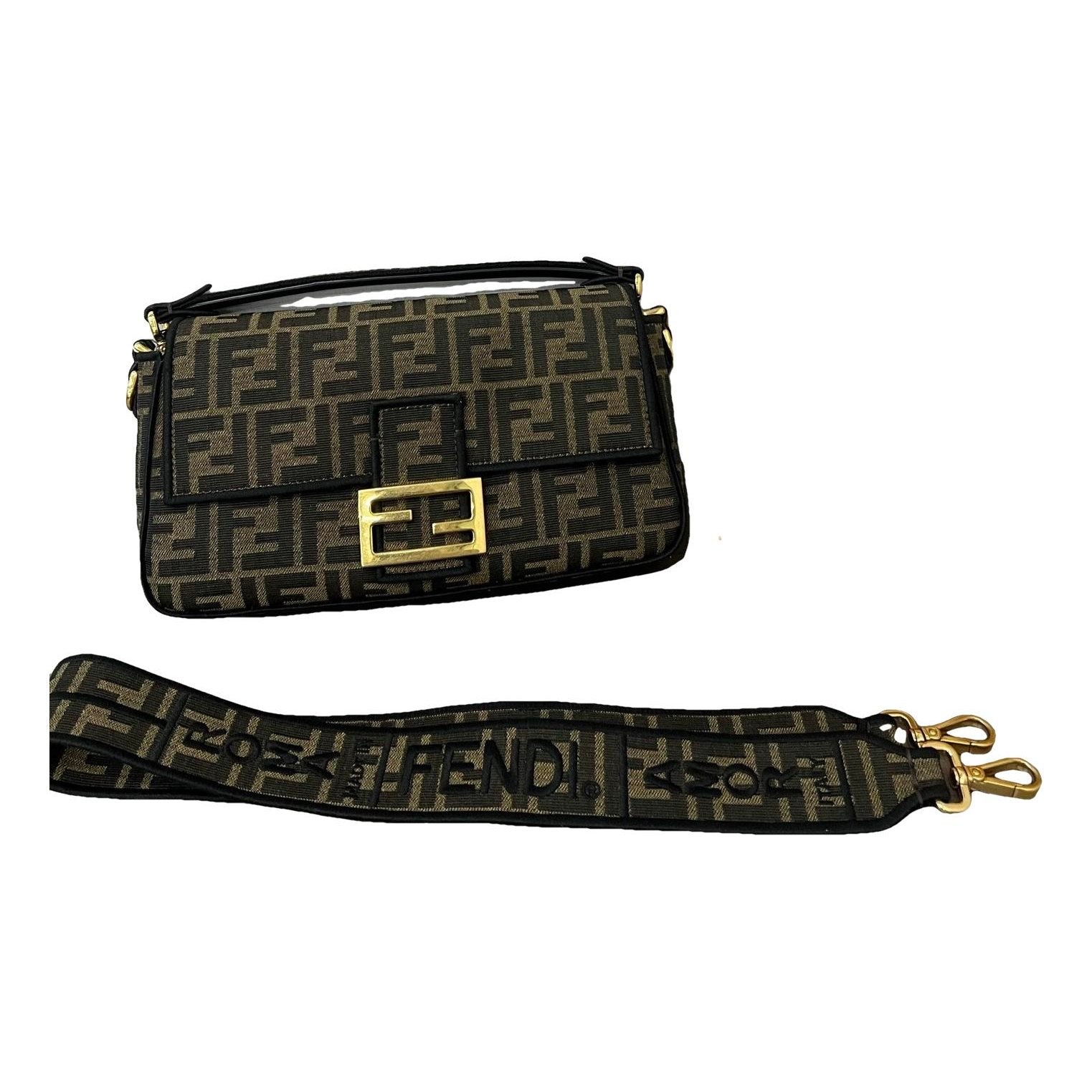 Baguette leather handbag