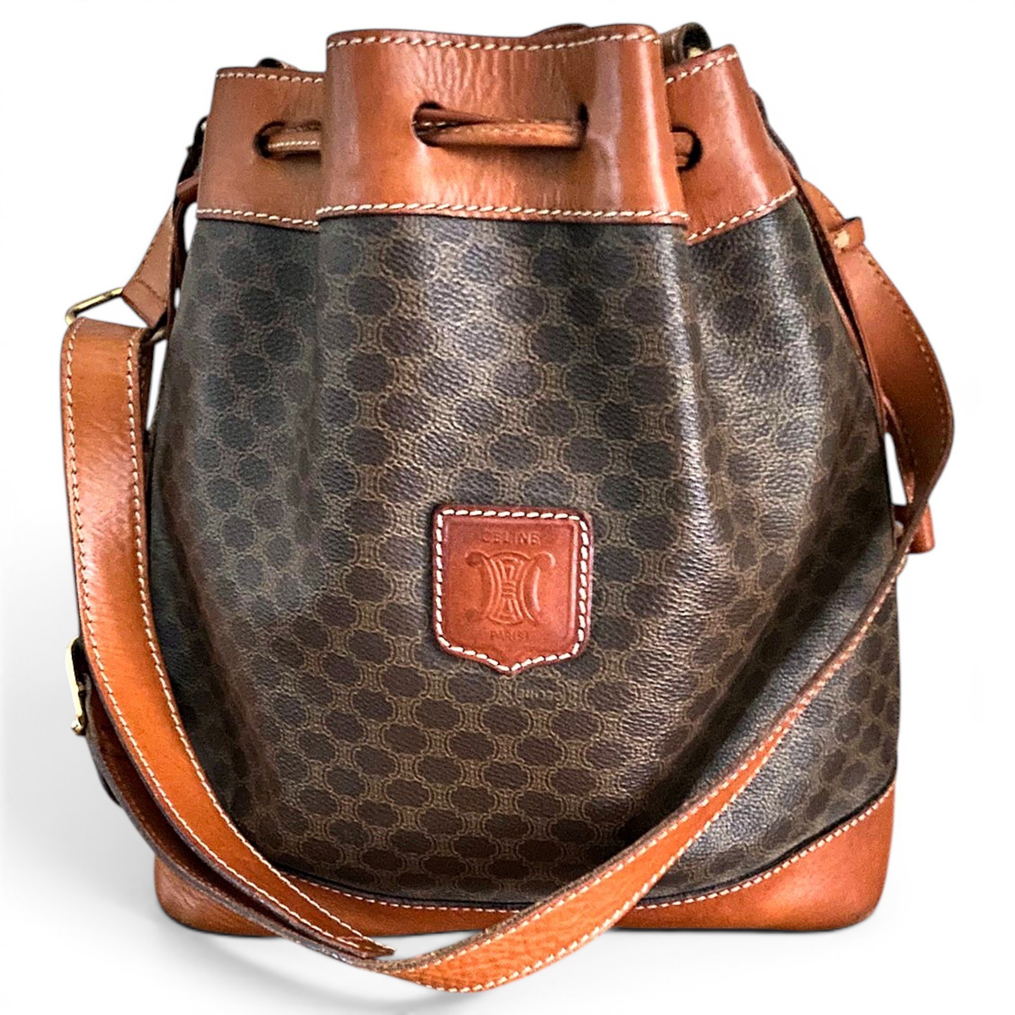 SAC SEAU leather handbag