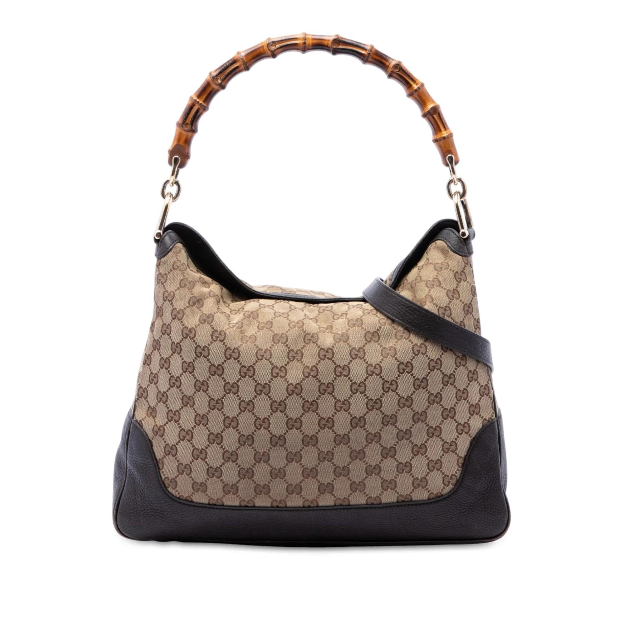 Bamboo leather handbag