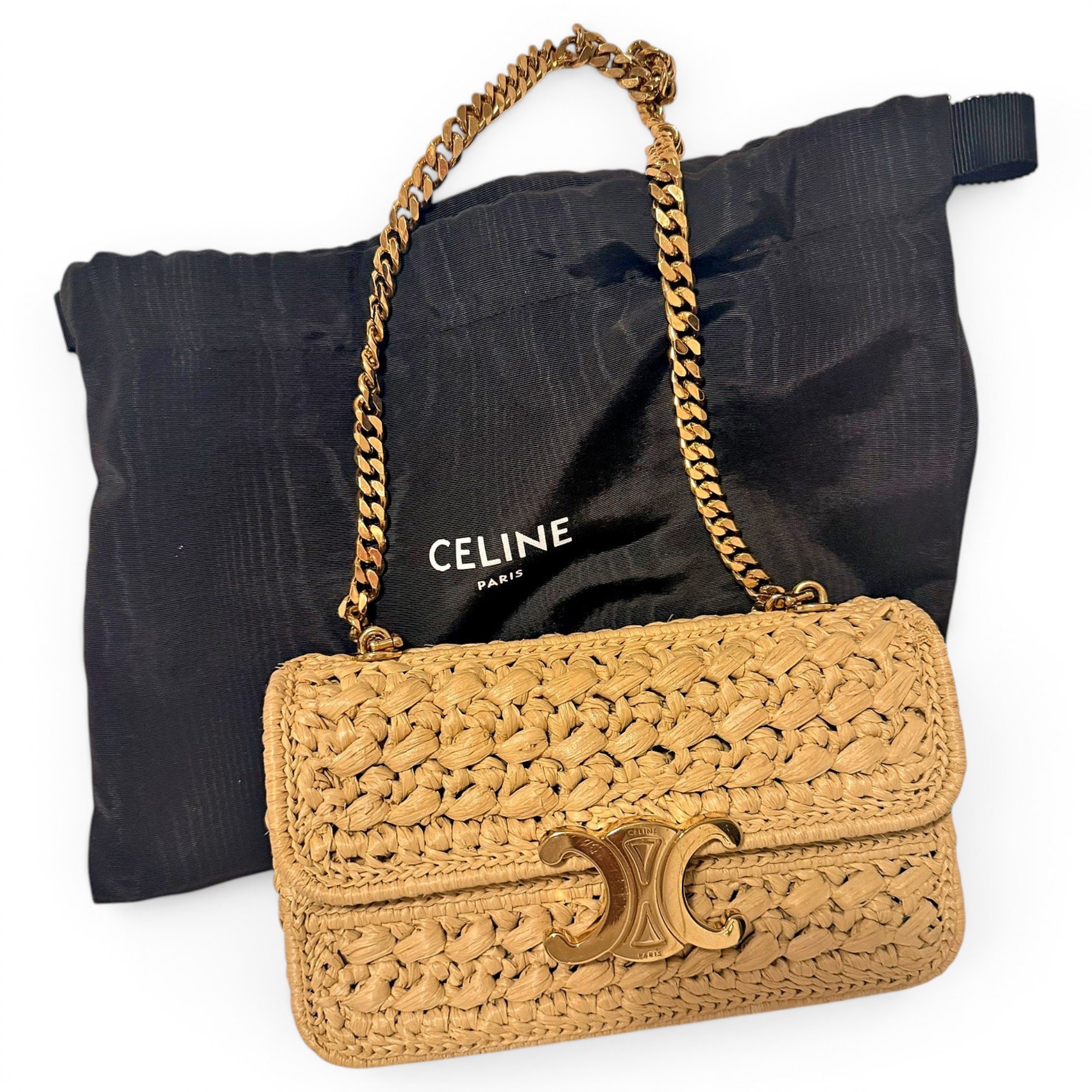 Triomphe cloth handbag