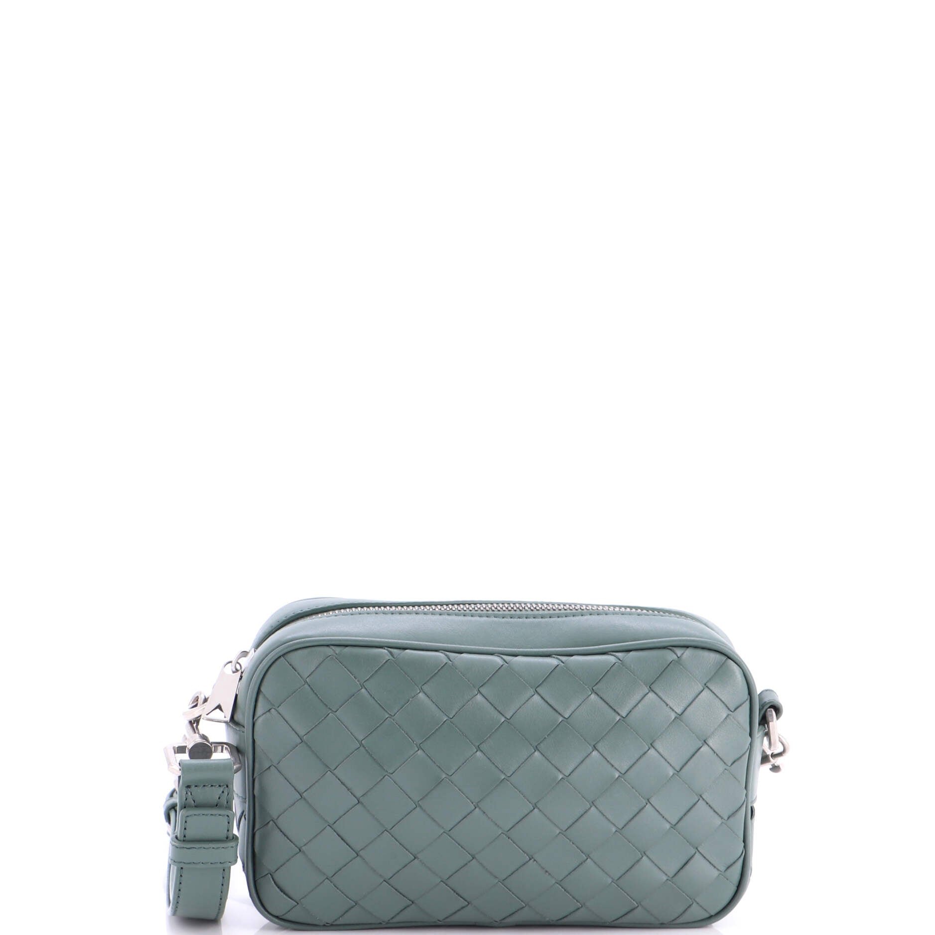 Zip Camera Bag Intrecciato Nappa Small