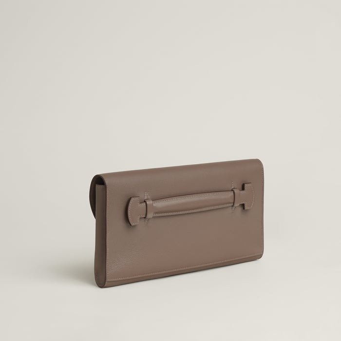 Étoupe Hermès Depechette Pouch