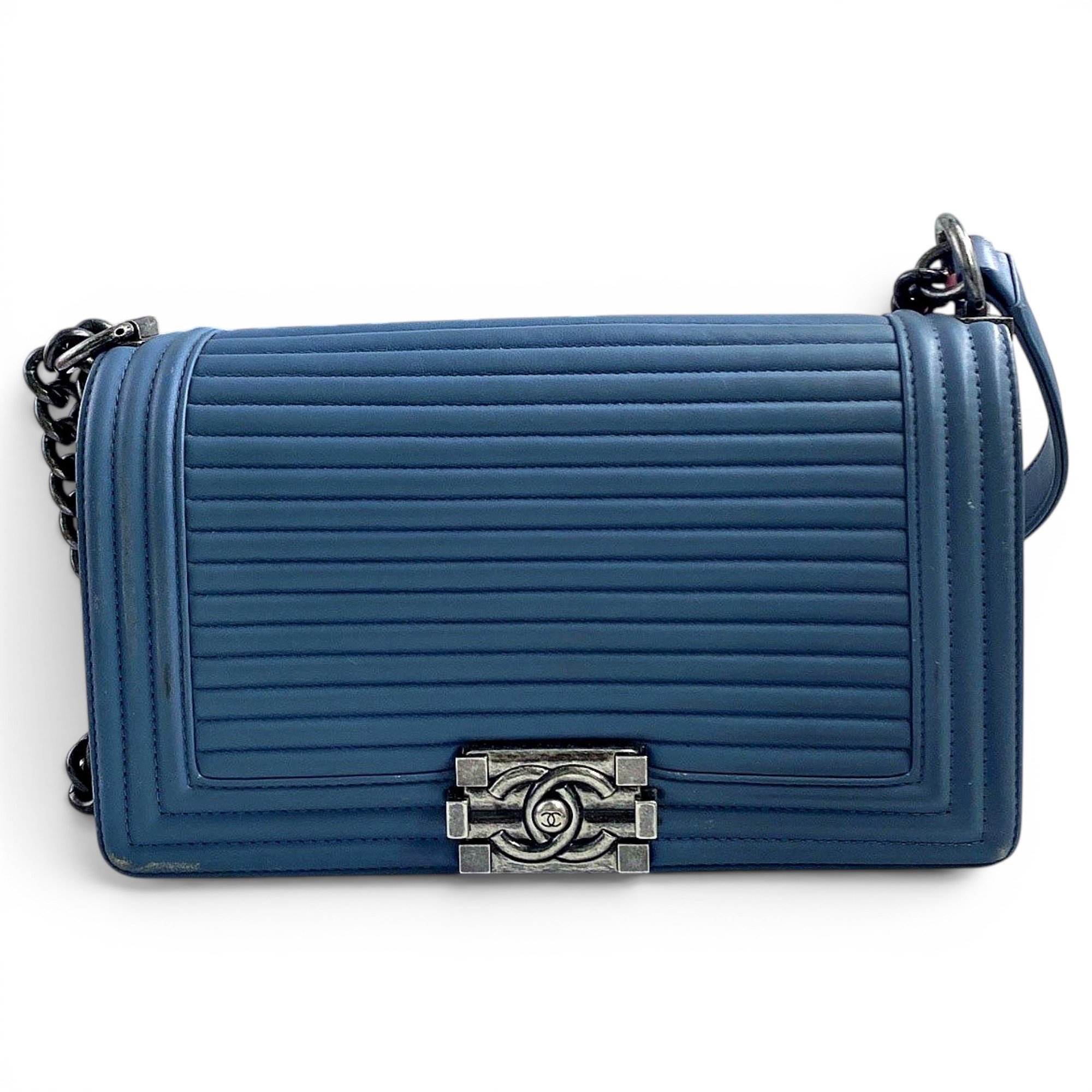 Boy leather crossbody bag