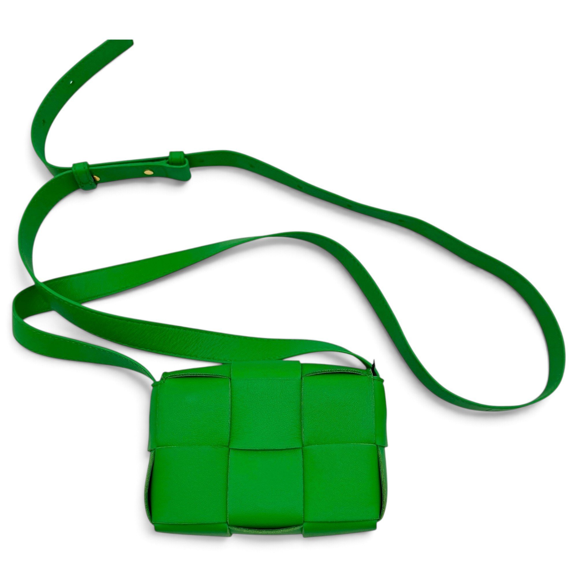 Cassette leather crossbody bag