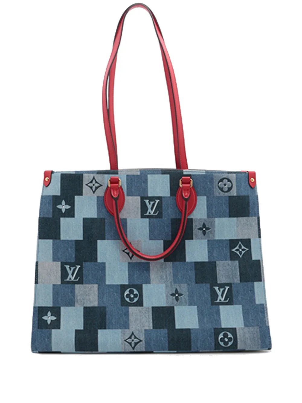 2019 Monogram Denim Onthego GM satchel