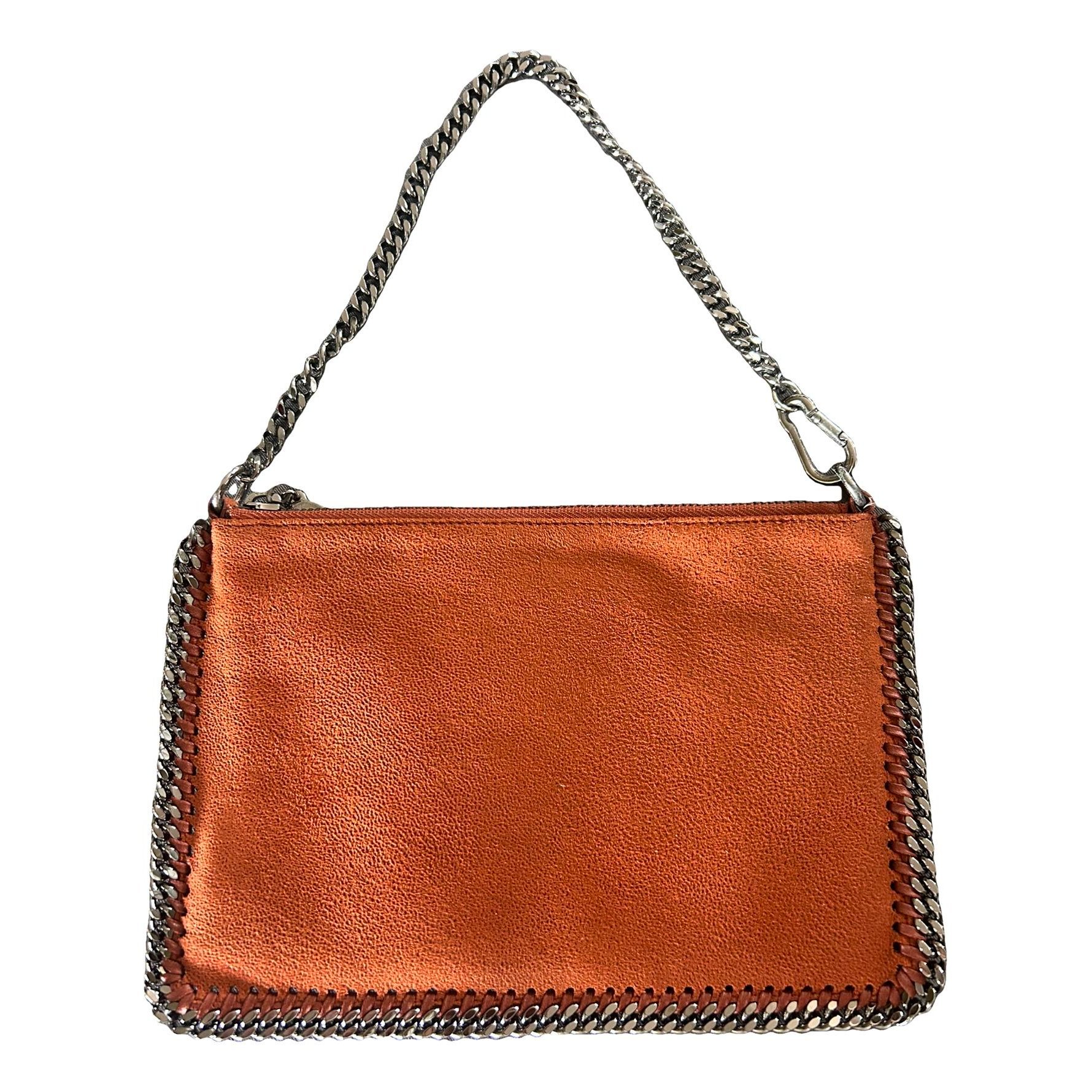 Falabella vegan leather clutch bag