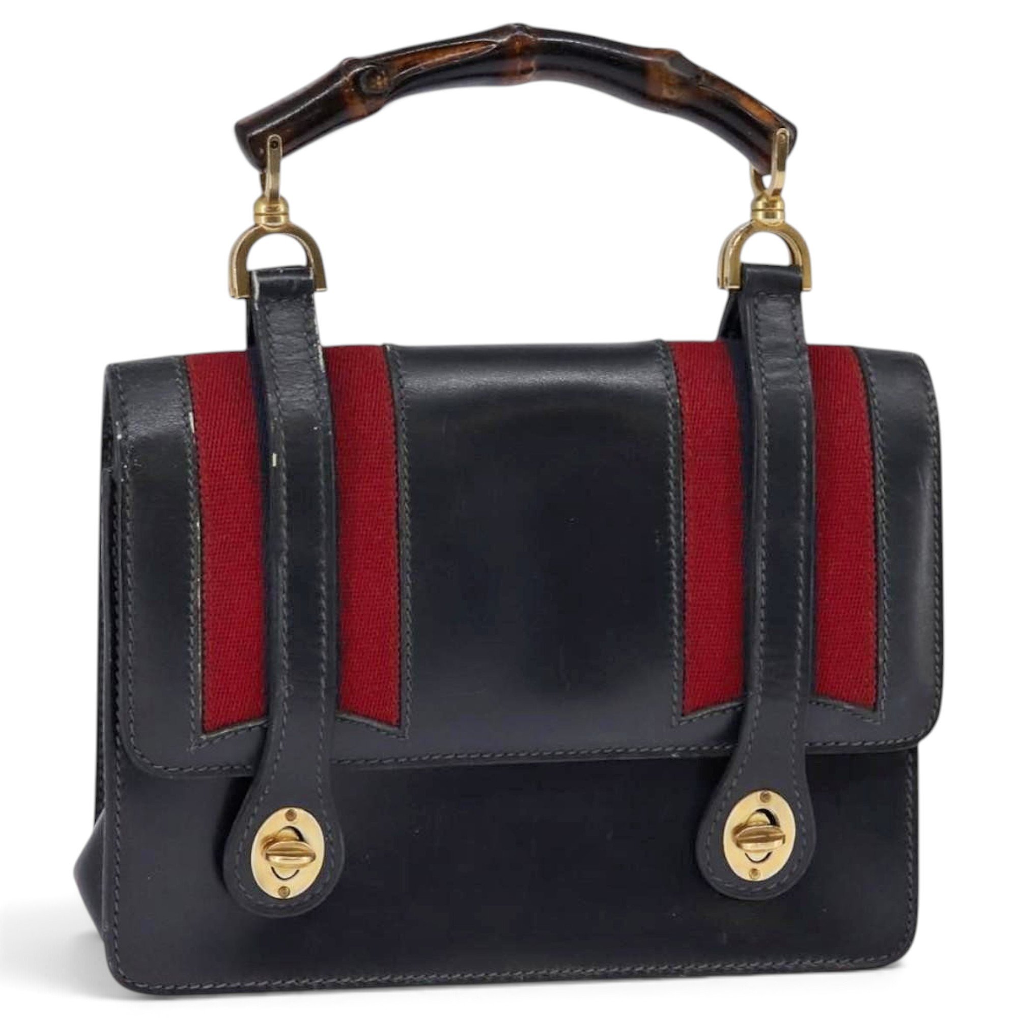 Gucci B leather handbag