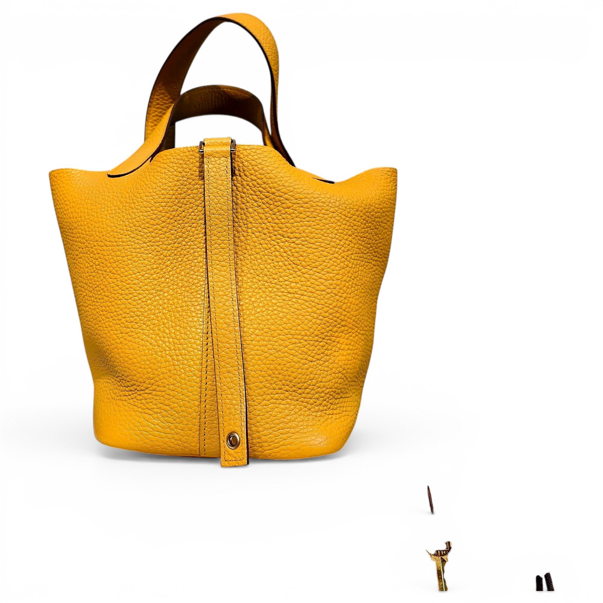 Picotin leather handbag