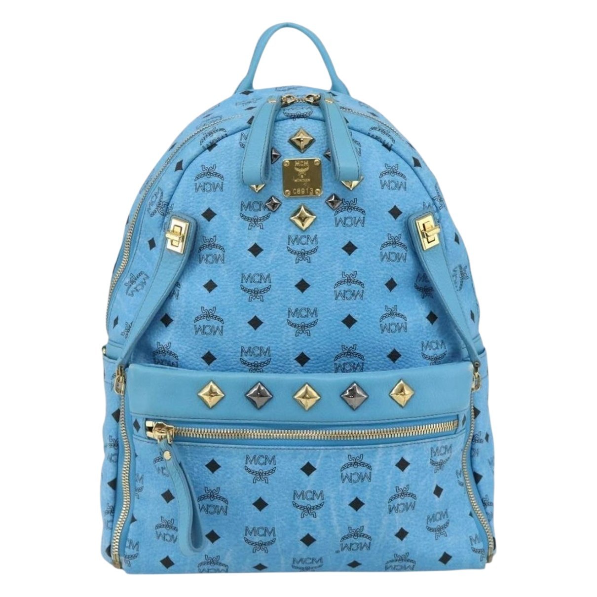 Leather backpack