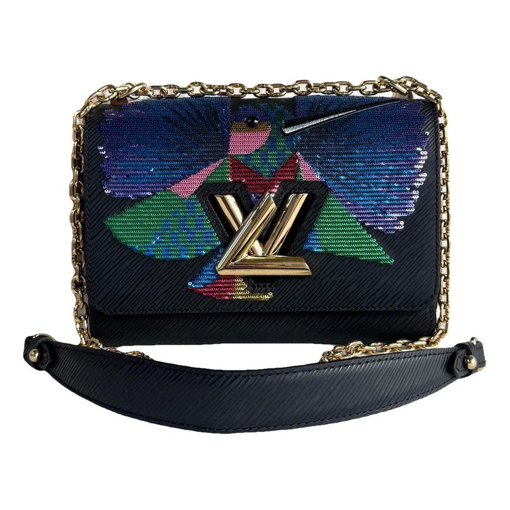 Twist leather handbag