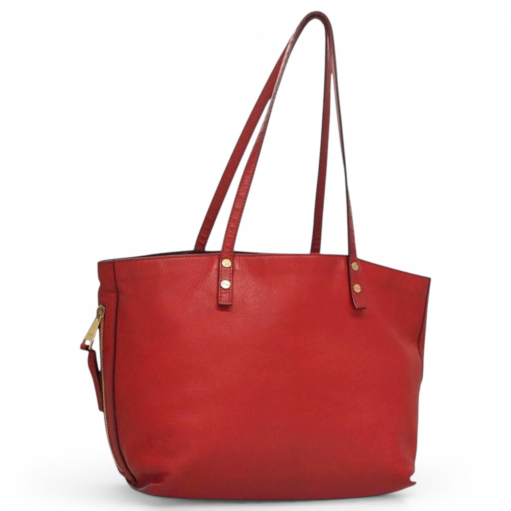 Leather tote