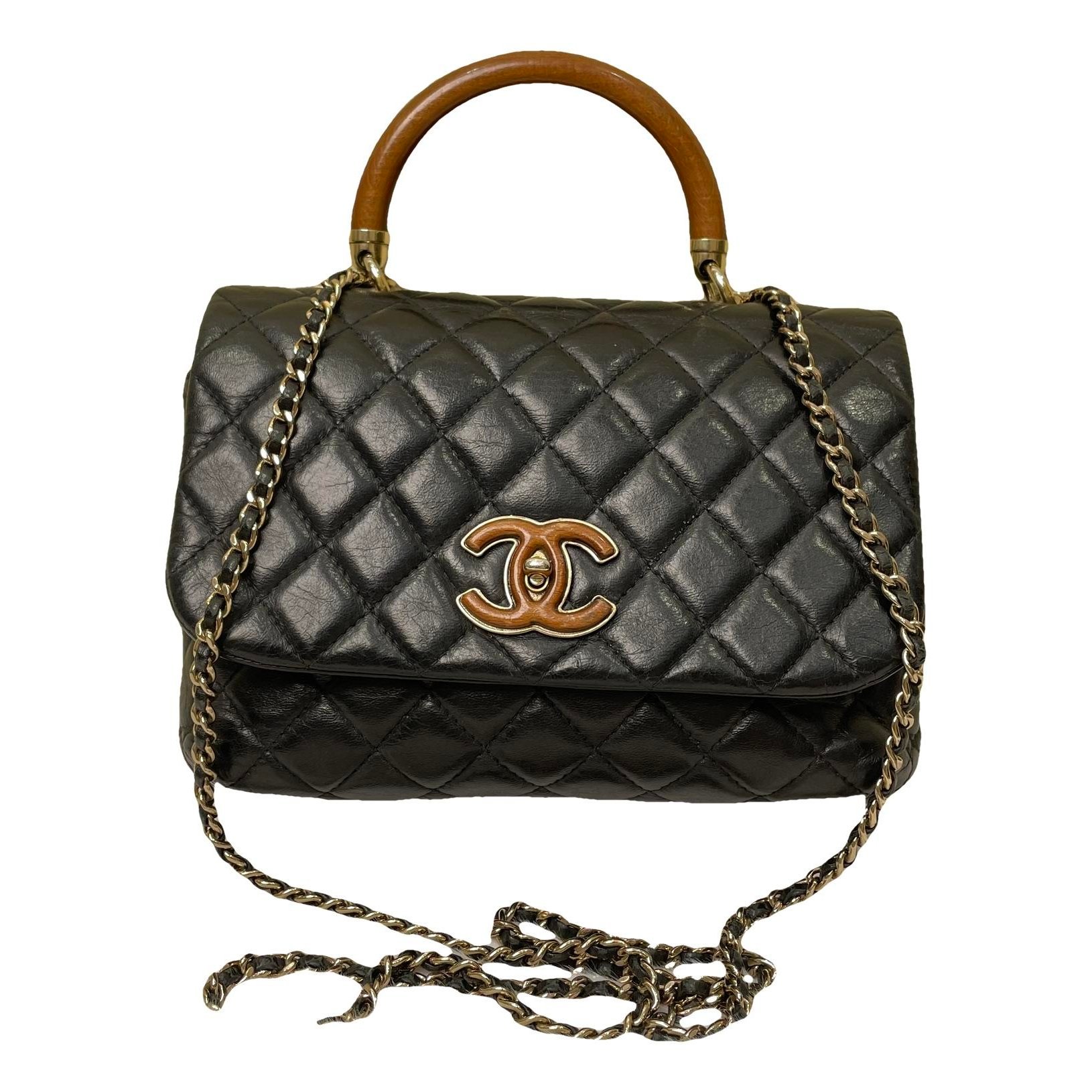 Coco Handle leather handbag