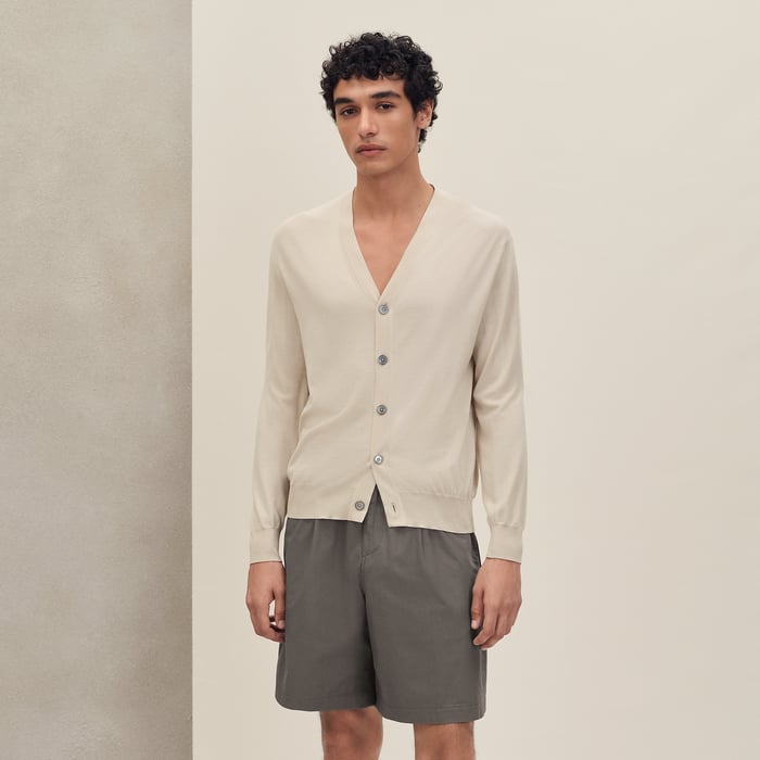 Ficelle "Detail H" Buttoned Cardigan