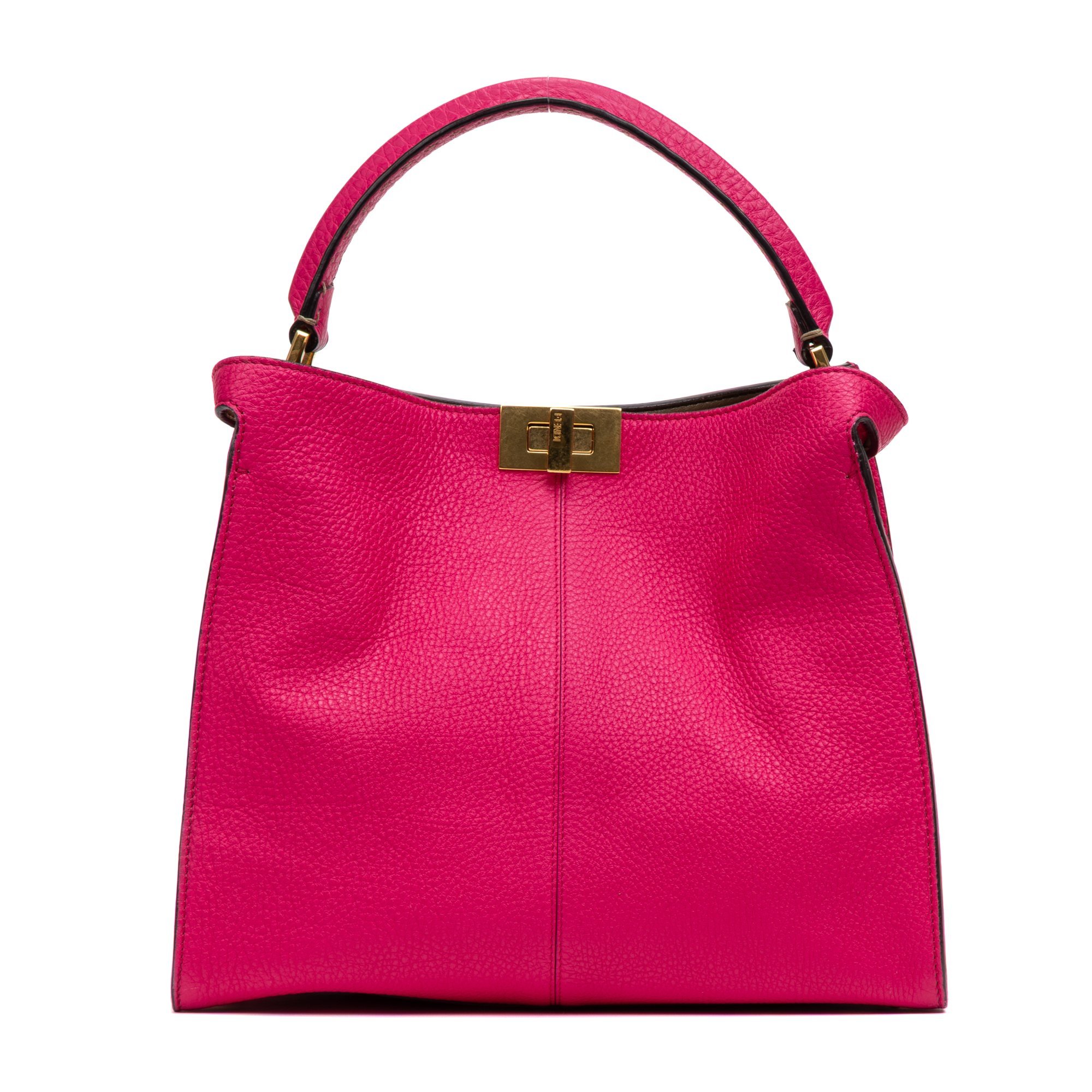 Peekaboo leather handbag
