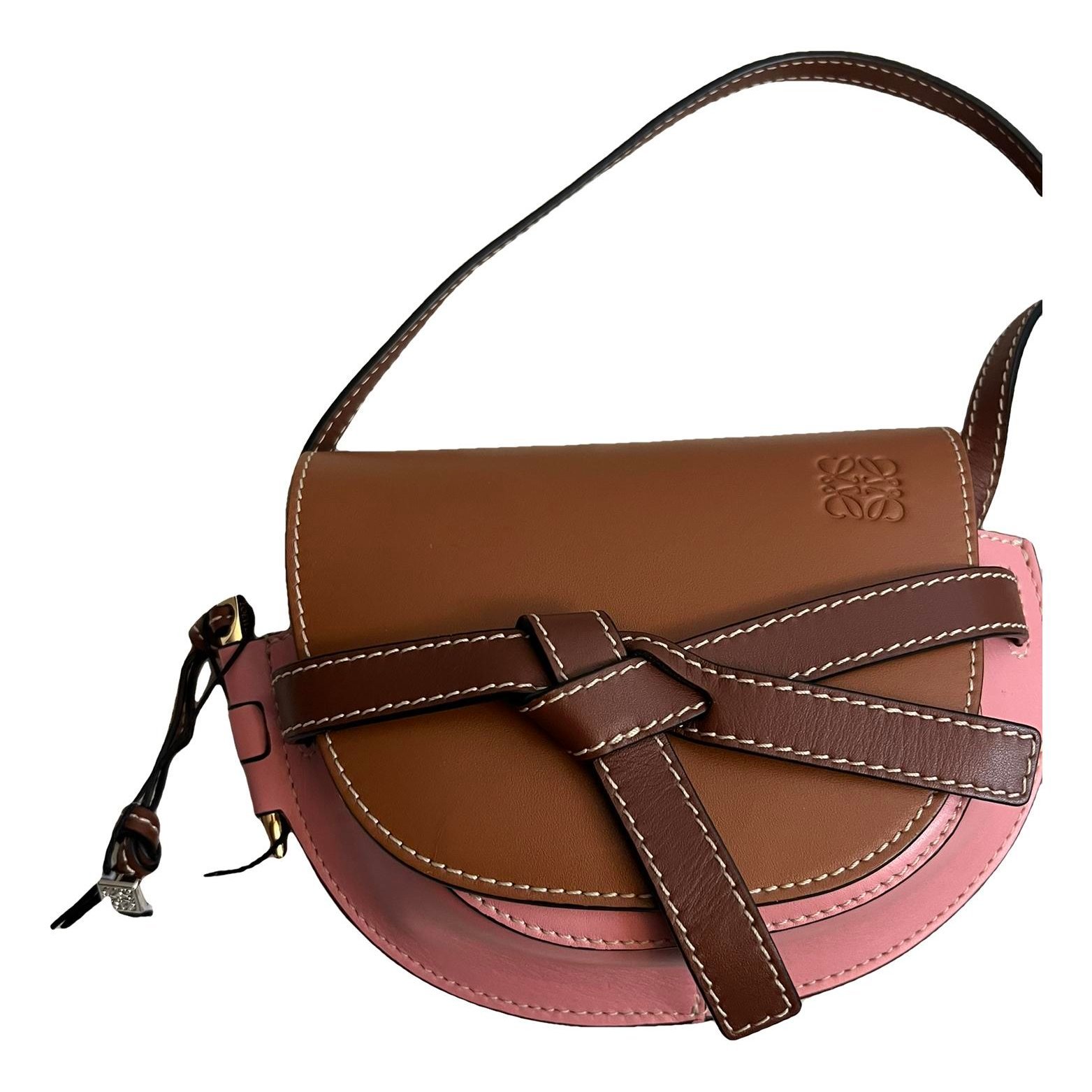Gate leather crossbody bag