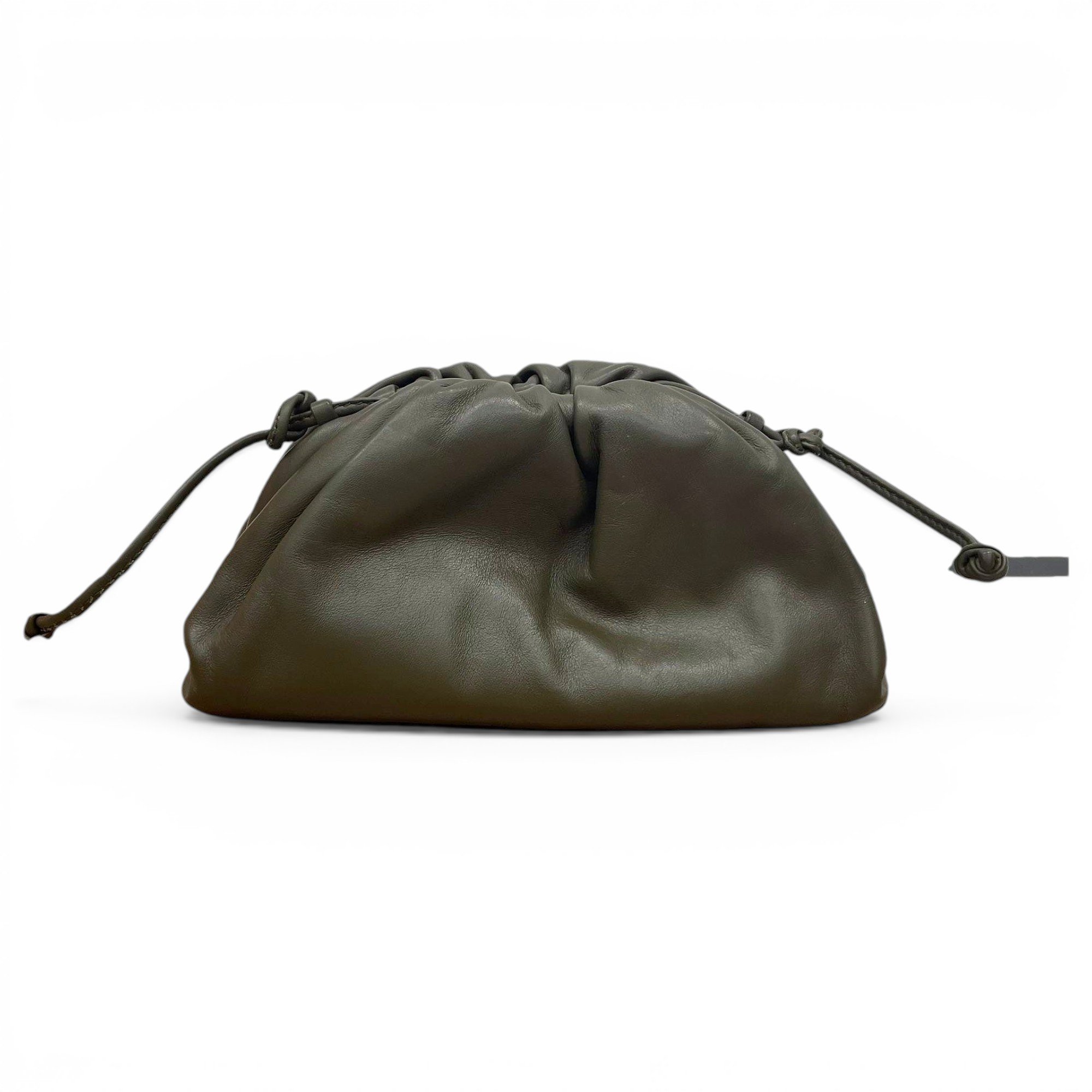 Pouch leather handbag