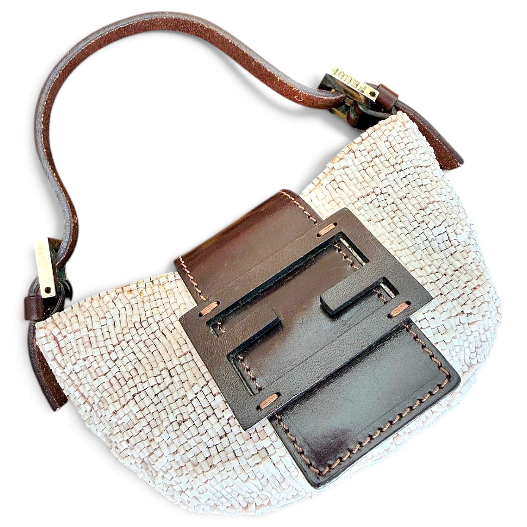 Fendi Baguette leather handbag